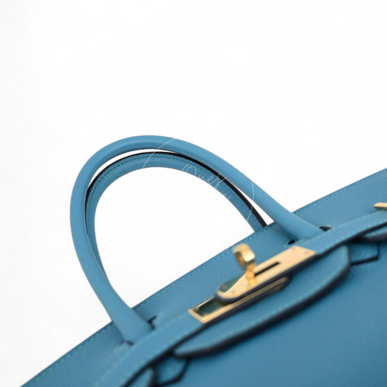 [Pre-owned] Hermes Birkin 30 Blue Paon Togo GHW Stamp Square R