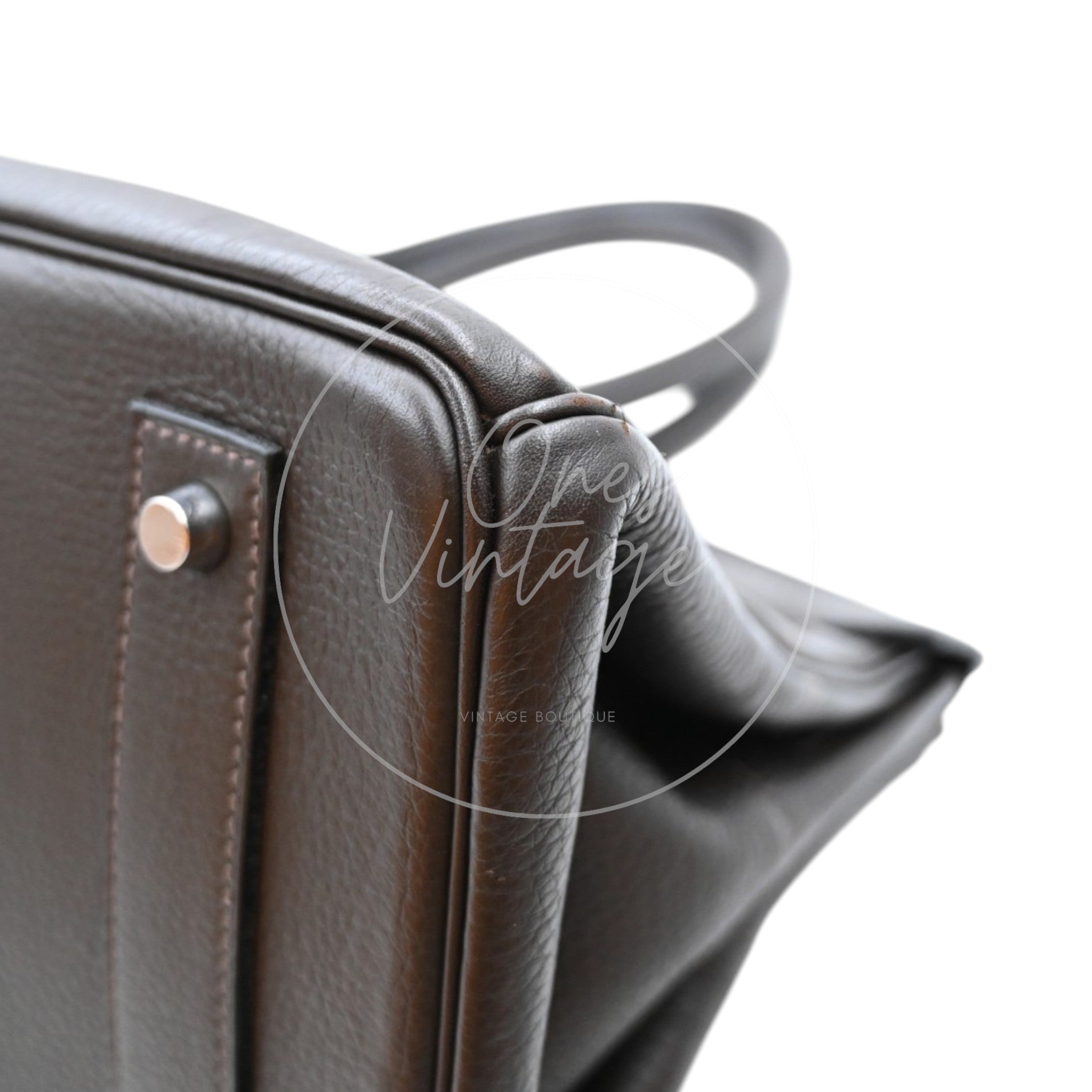 Hermes Shoulder Birkin 42 JPG PHW Mocca Square J