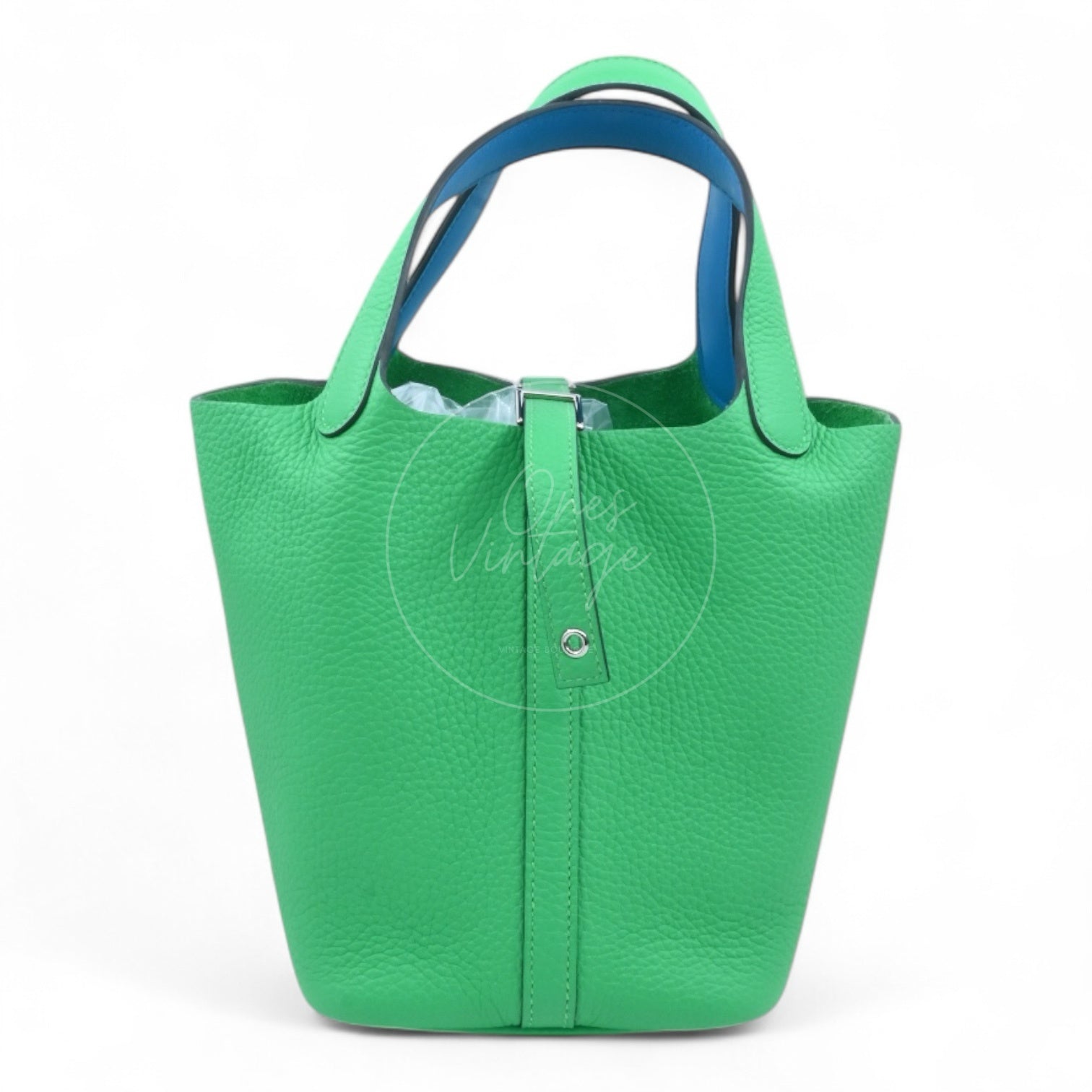 [Pre-owned] Hermes Picotin 18 Green TC PHW Stamp U