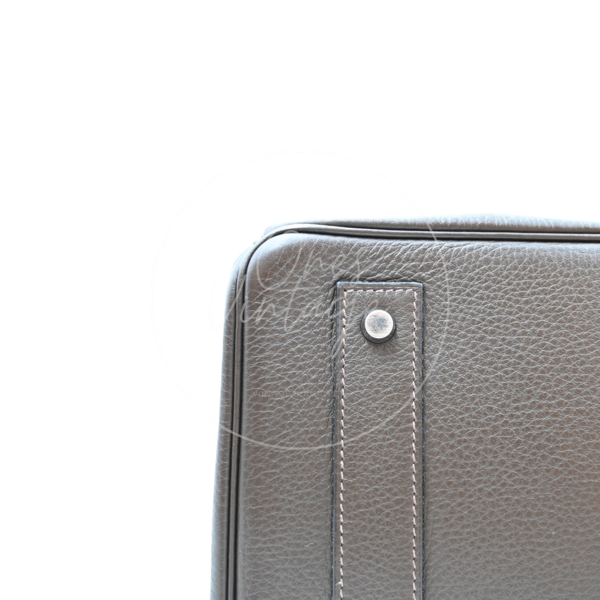 Hermes Shoulder Birkin 42 JPG PHW Mocca Square J