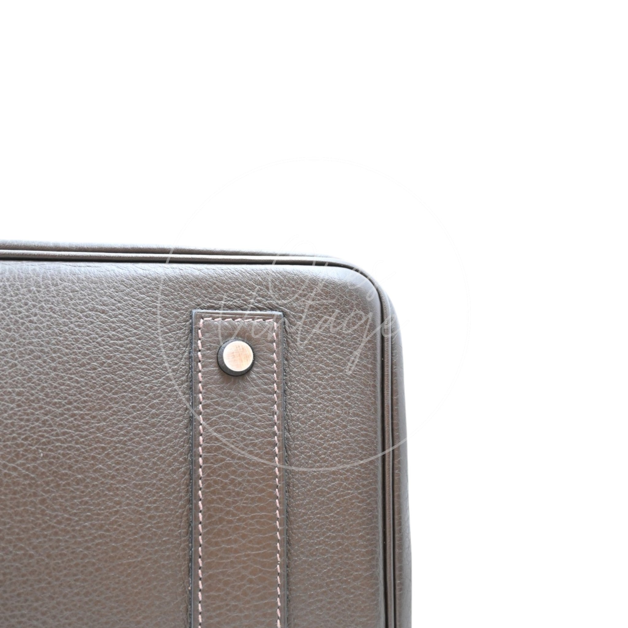 Hermes Shoulder Birkin 42 JPG PHW Mocca Square J