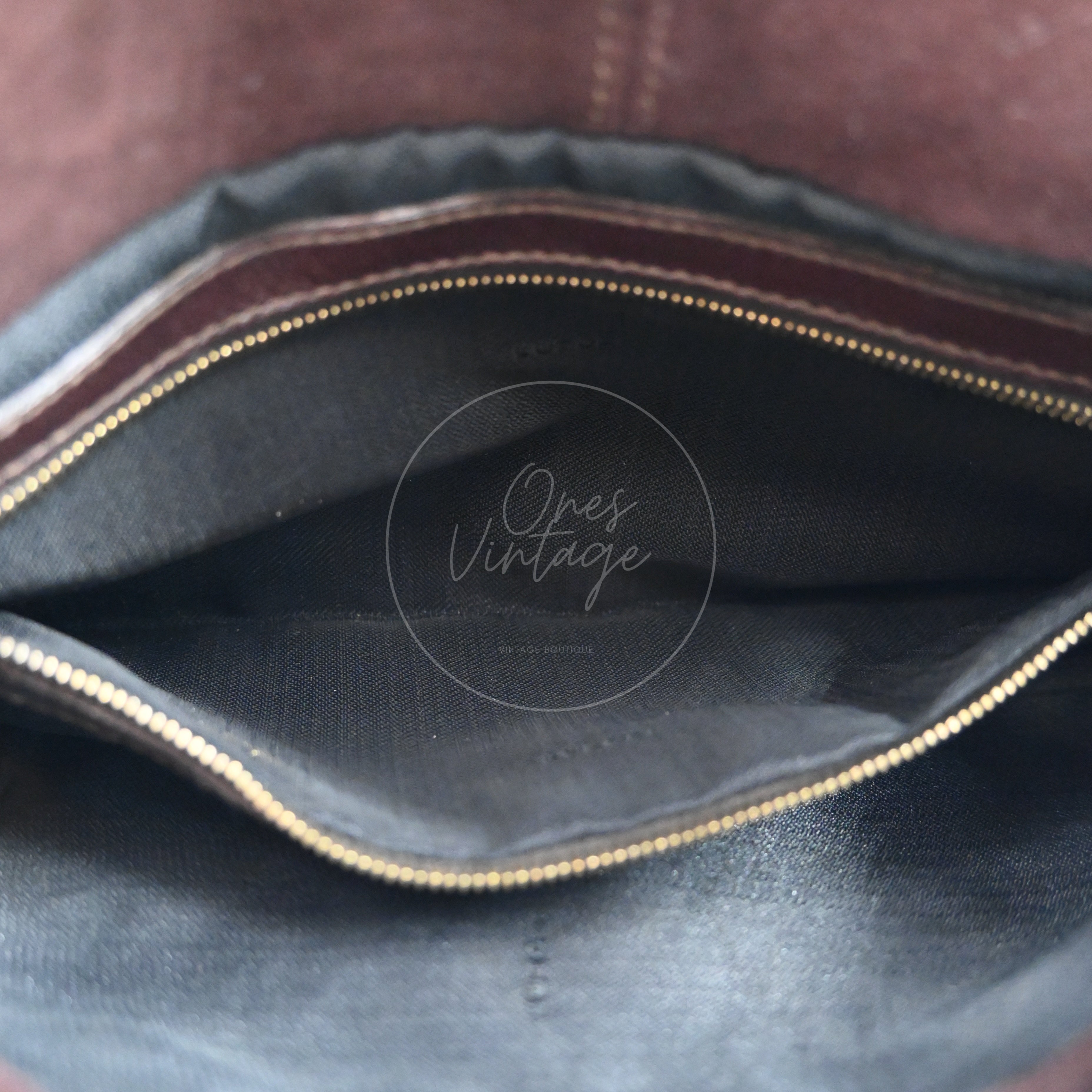 [Pre-owned] Fendi Brown Suede Mamma Baguette Dark brown Handbag