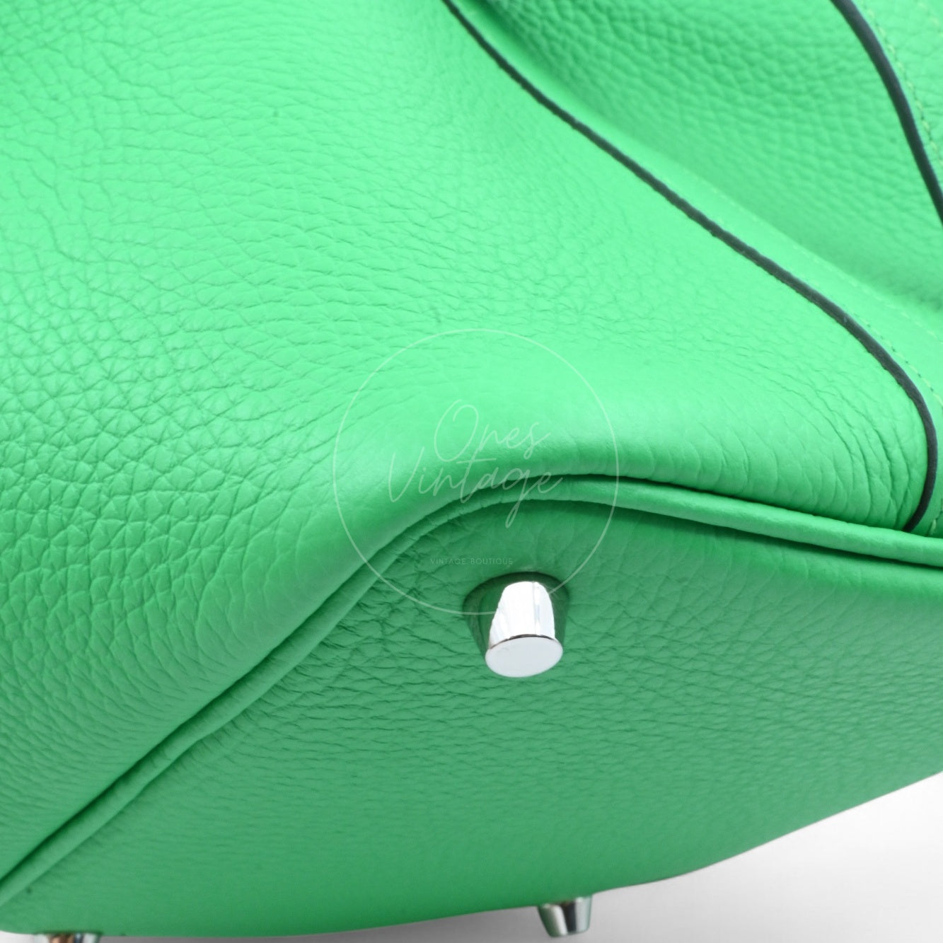 [Pre-owned] Hermes Picotin 18 Green TC PHW Stamp U
