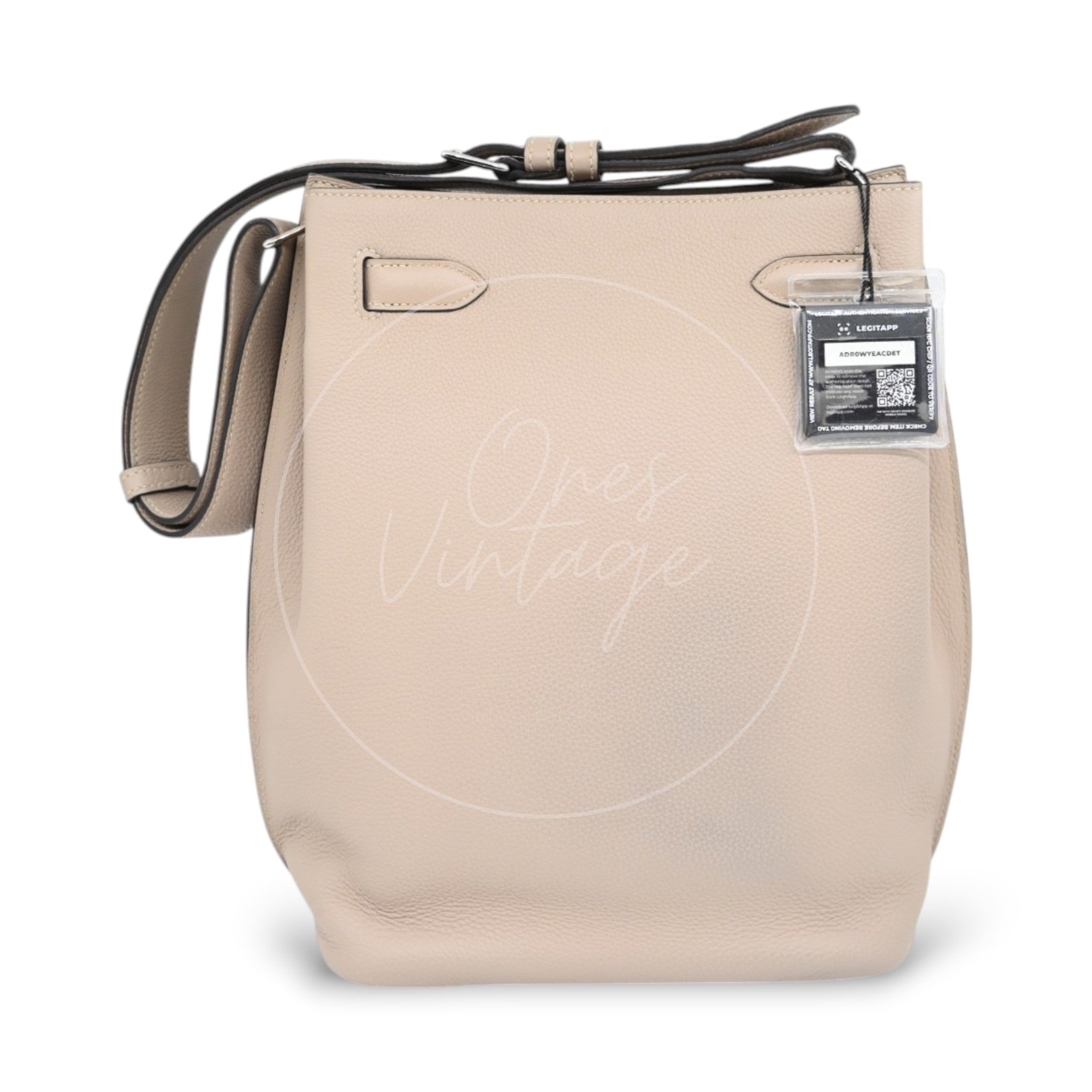 [Pre-owned] Hermes So Kelly 22 Gris Tourterelle Togo Stamp T