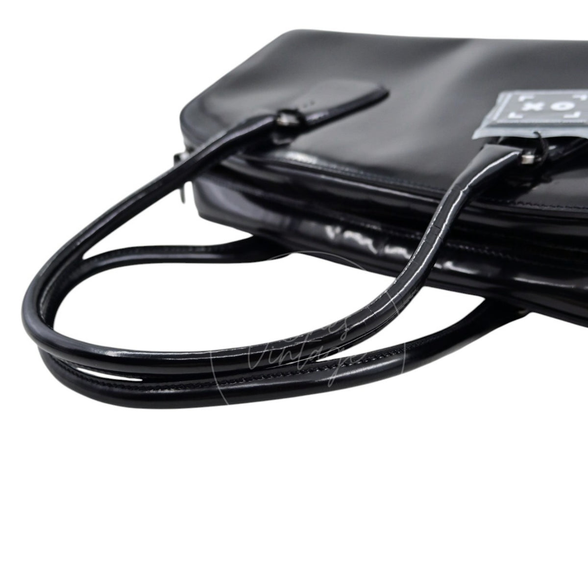 Prada Spazzolato Bauletto Bag Calfskin 36 Black SHW