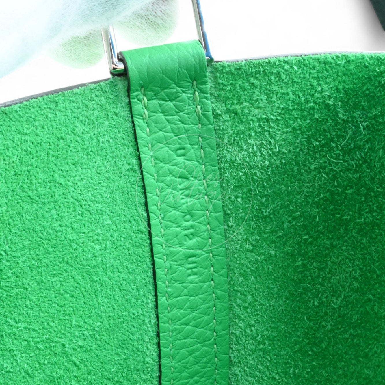 [Pre-owned] Hermes Picotin 18 Green TC PHW Stamp U