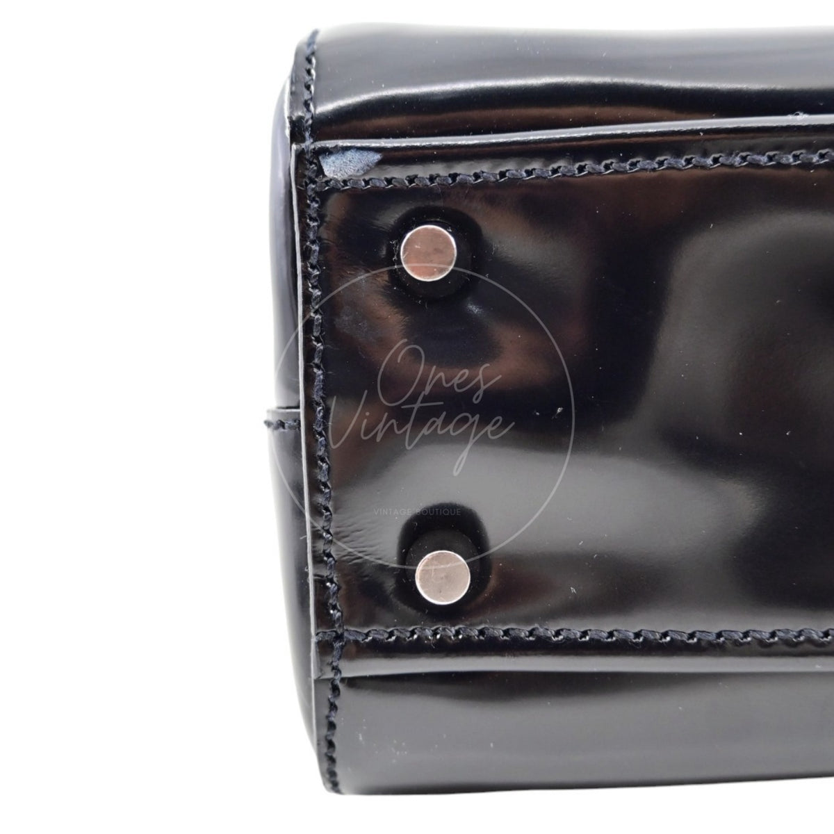 Prada Spazzolato Bauletto Bag Calfskin 36 Black SHW