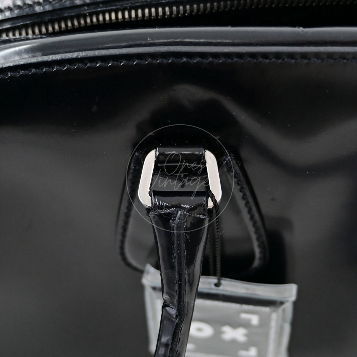 Prada Spazzolato Bauletto Bag Calfskin 36 Black SHW
