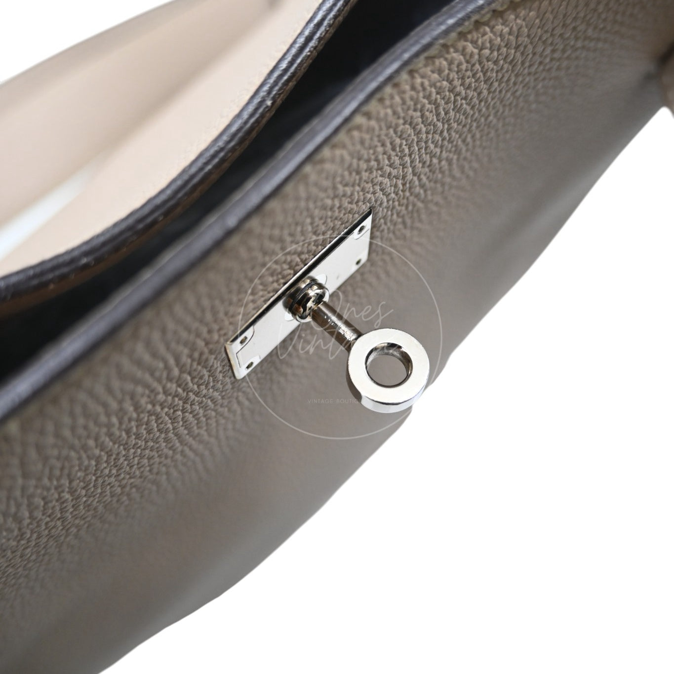 [Pre-owned] Hermes So Kelly 22 Gris Tourterelle Togo Stamp T