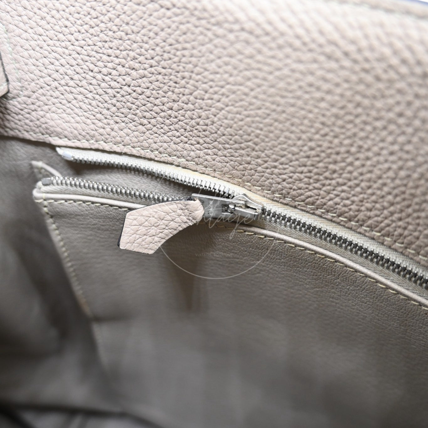 [Pre-owned] Hermes So Kelly 22 Gris Tourterelle Togo Stamp T