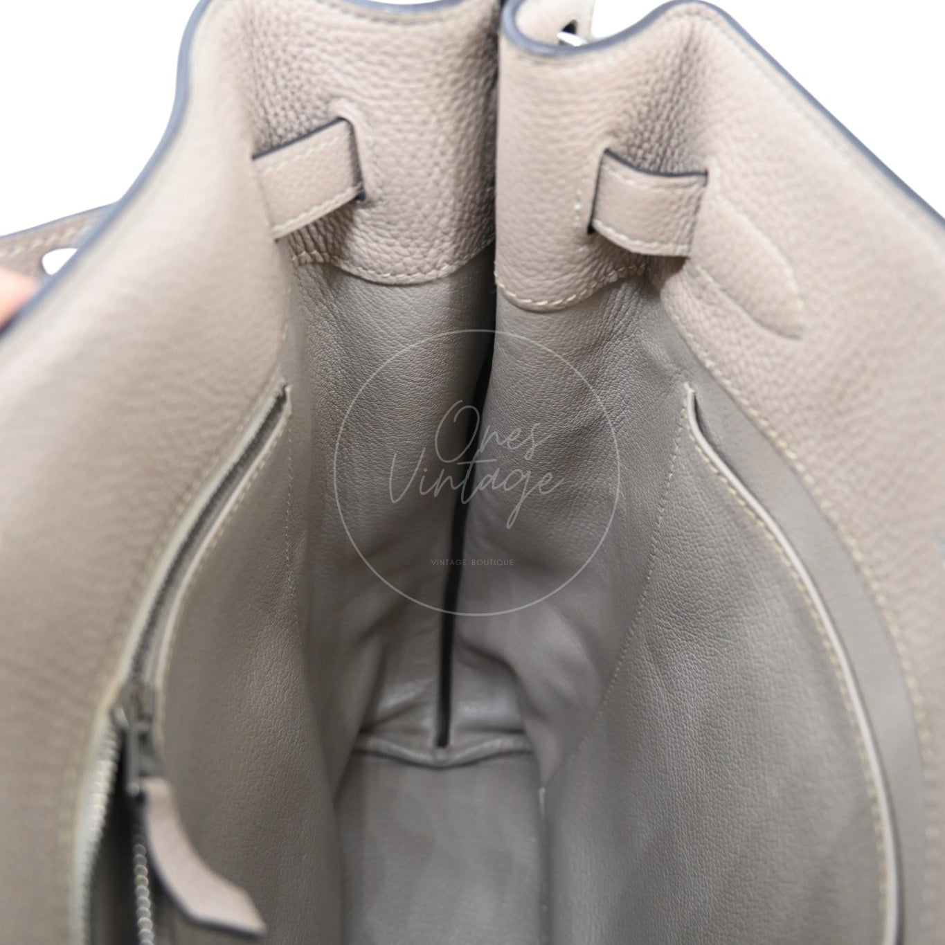 [Pre-owned] Hermes So Kelly 22 Gris Tourterelle Togo Stamp T