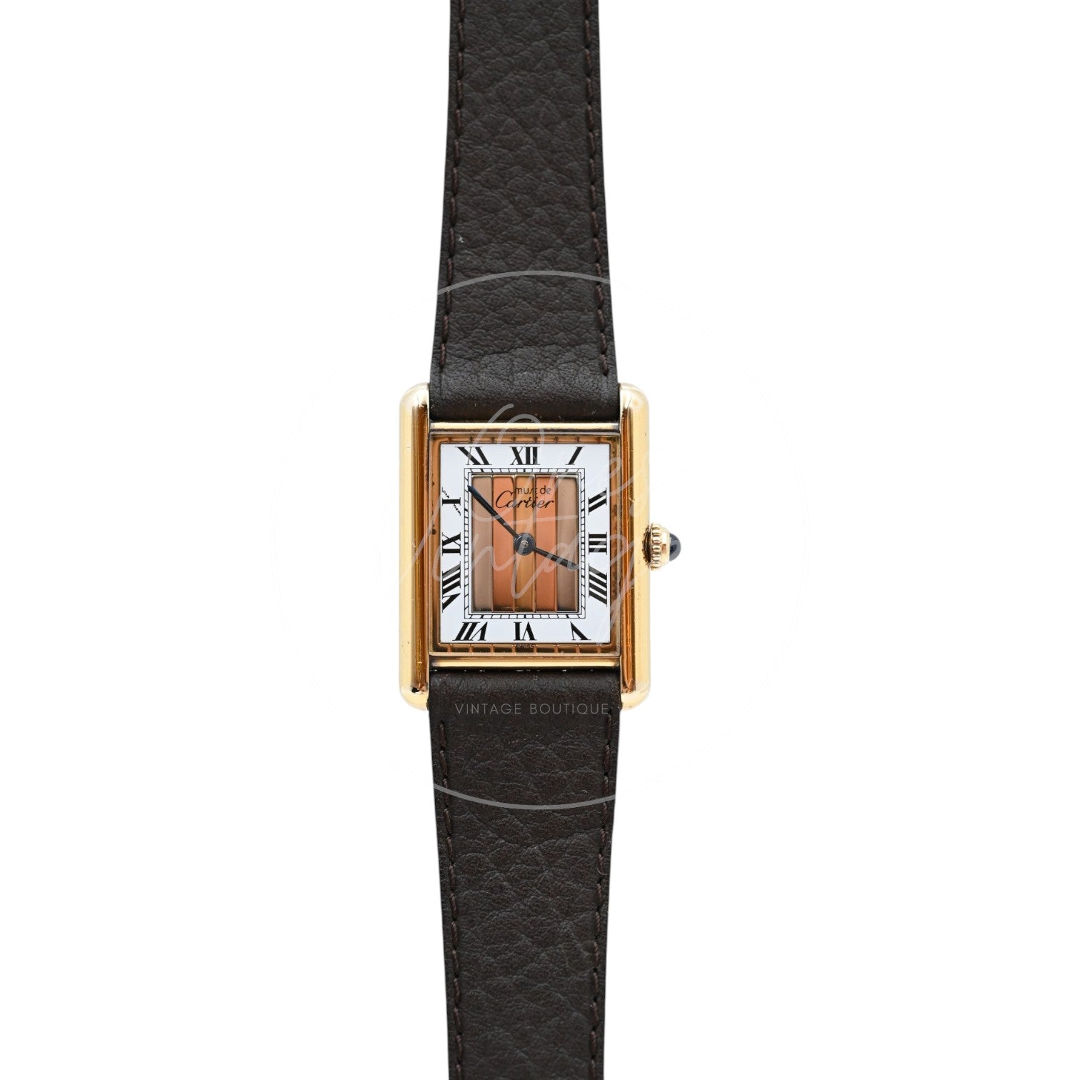 Cartier Must De Tank Trinity Dial Quartz LM