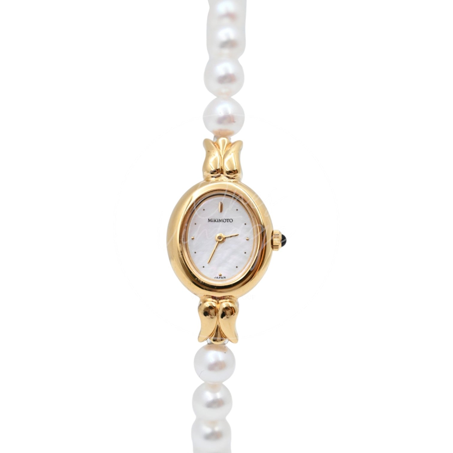 Mikimoto Pearl Bracelet Watch