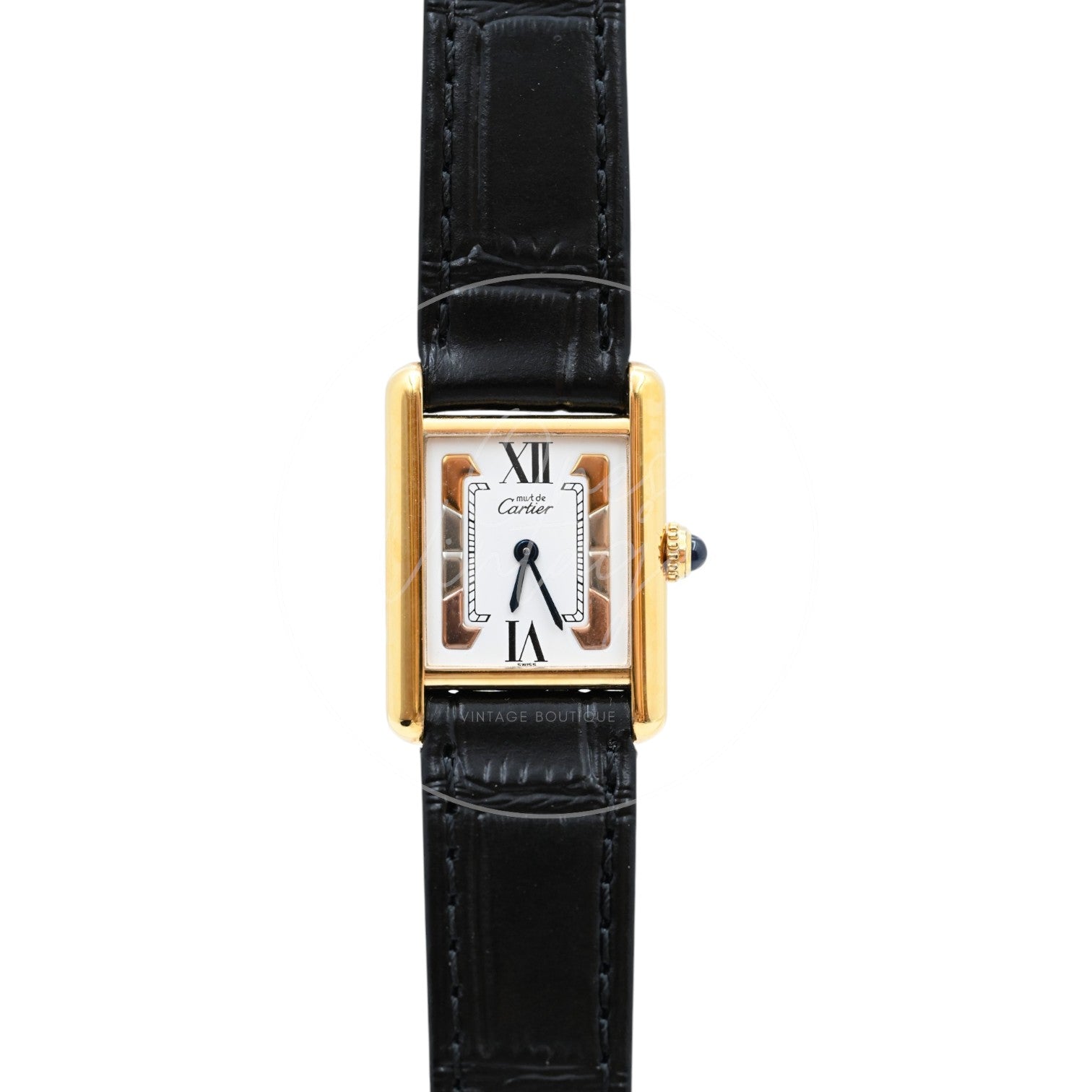 Cartier Must De Tank Quartz Trinity Dial
