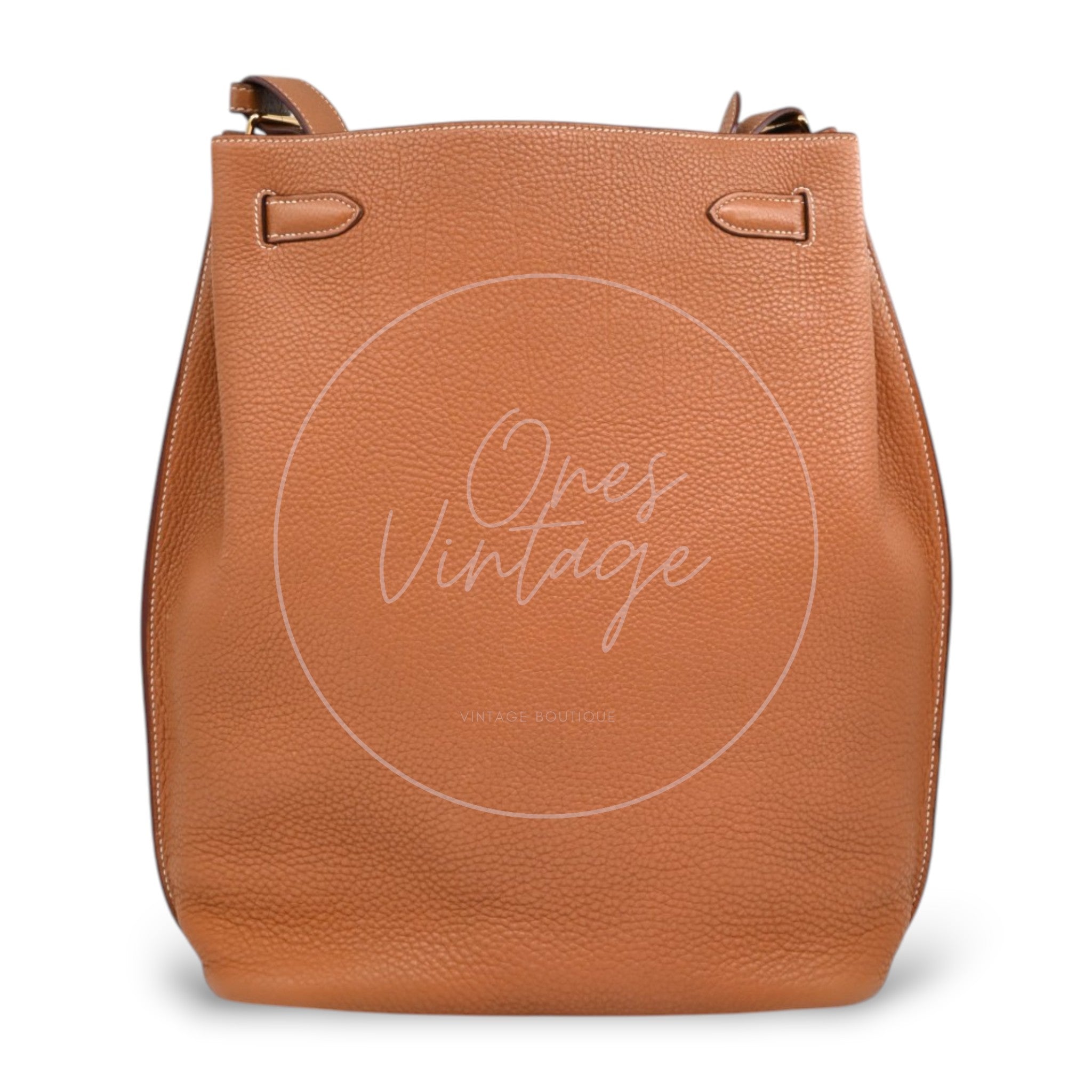 [Pre-owned] Hermes So Kelly 26 Gold GHW Stamp Square L