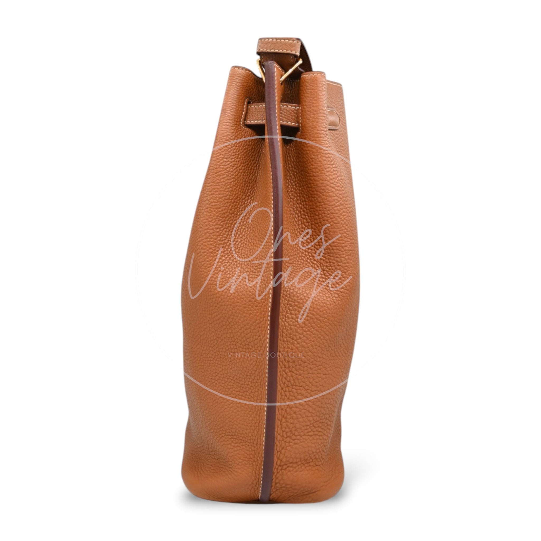 [Pre-owned] Hermes So Kelly 26 Gold GHW Stamp Square L