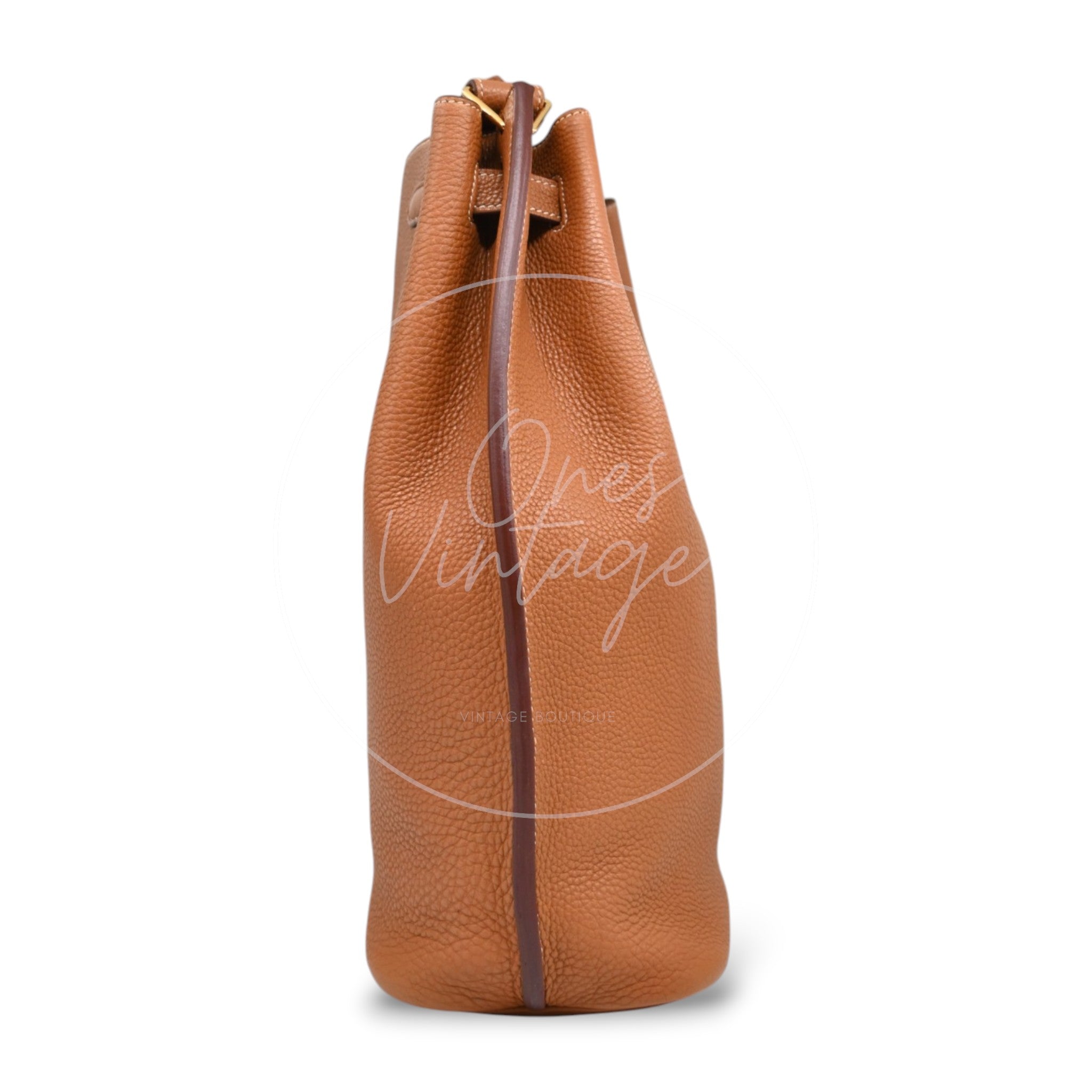 [Pre-owned] Hermes So Kelly 26 Gold GHW Stamp Square L