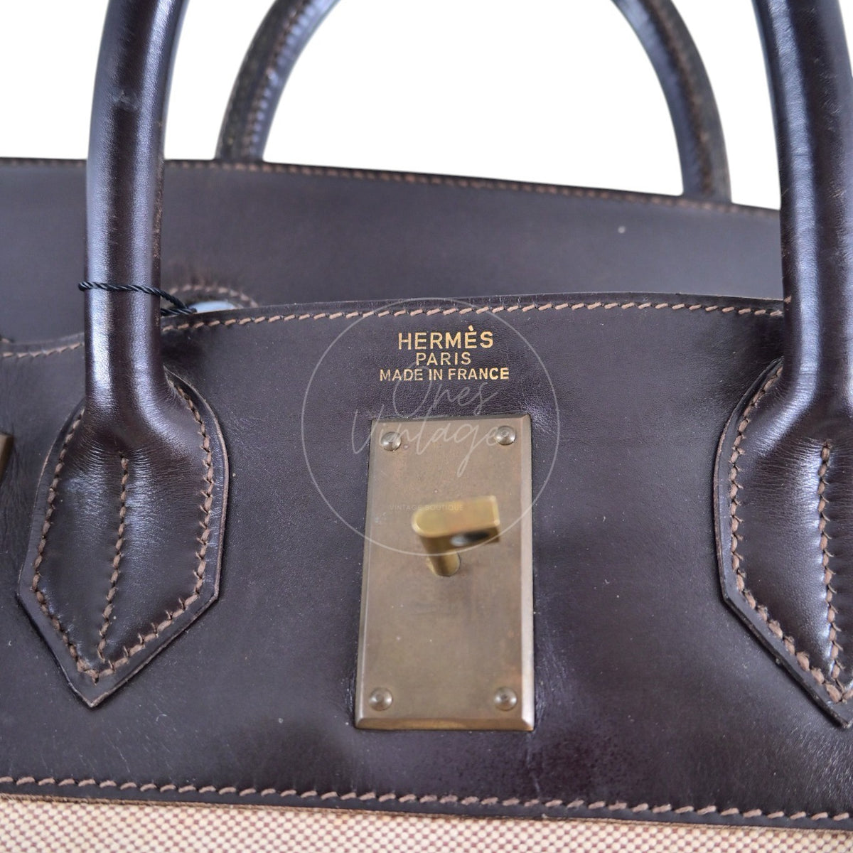 Hermès Birkin HAC 50 Tolie Ebene GHW Circle C