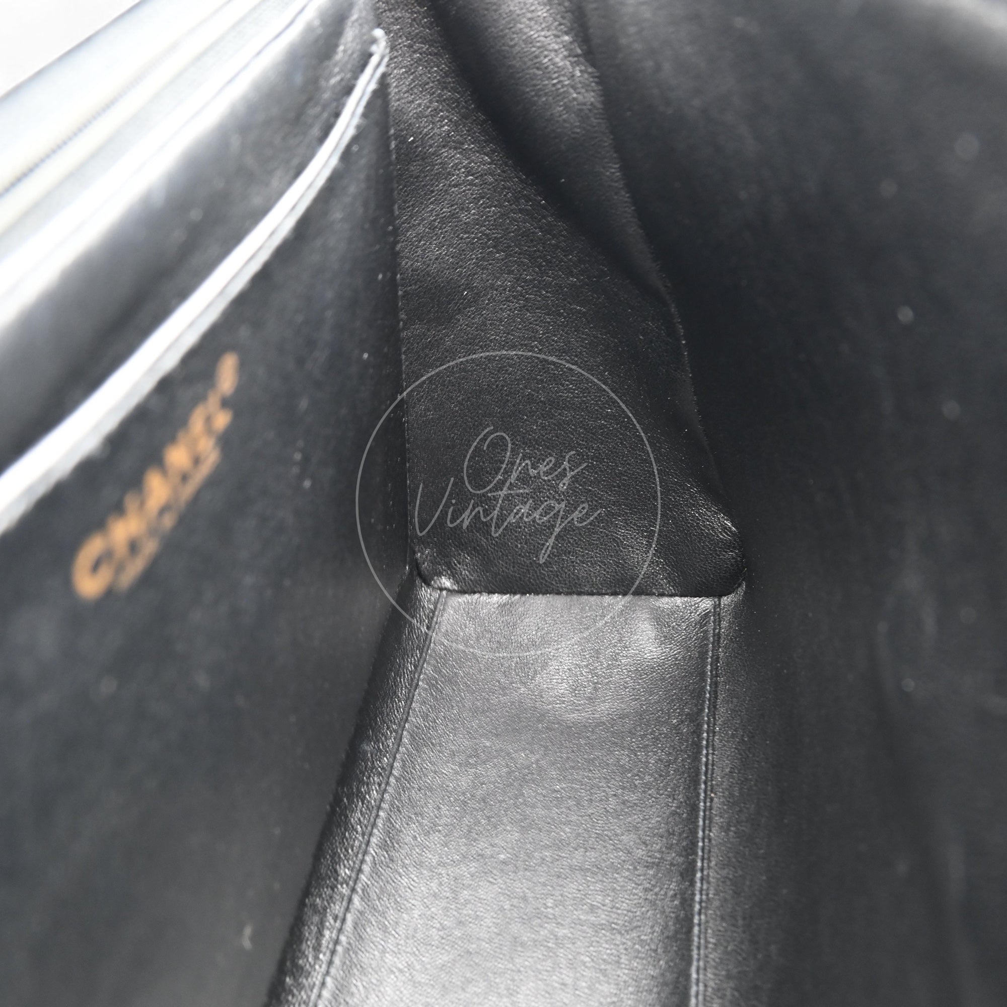[Pre-owned] Chanel So Black Caviar Shoulder Bag