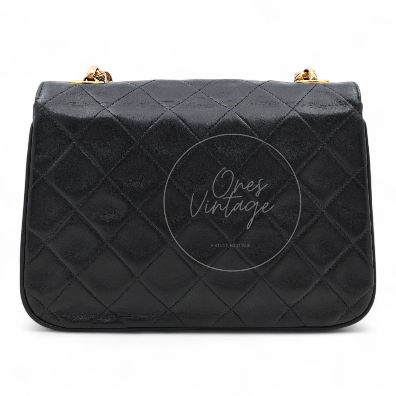 [Pre-owned] Chanel Black Lambskin Bijoux Chain Flap Bag