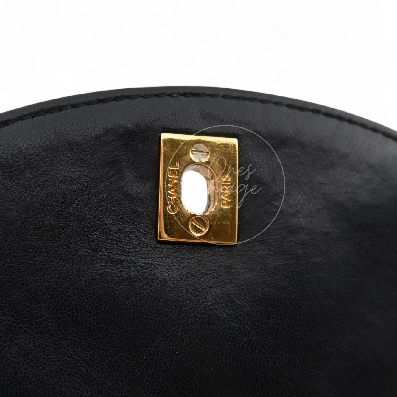 [Pre-owned] Chanel Black Lambskin Bijoux Chain Flap Bag