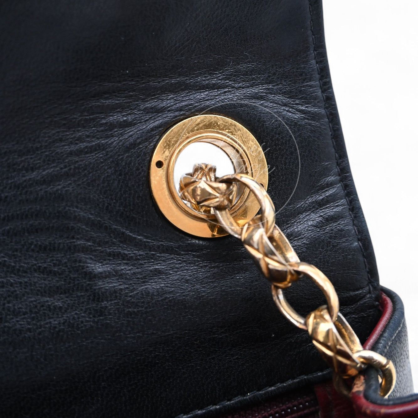 [Pre-owned] Chanel Black Lambskin Bijoux Chain Flap Bag