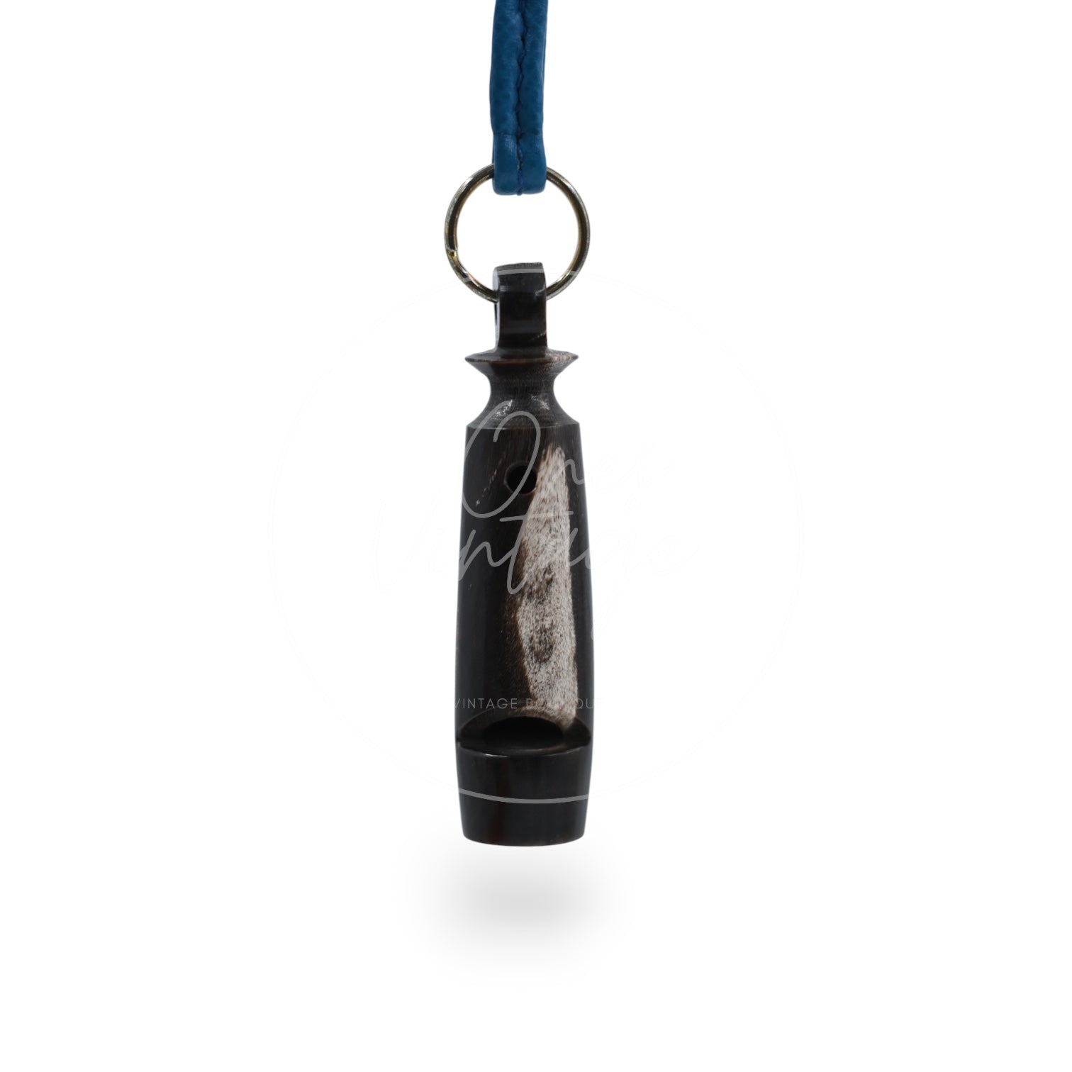 [Pre-owned] Hermes Wood Whistle Blue Charm