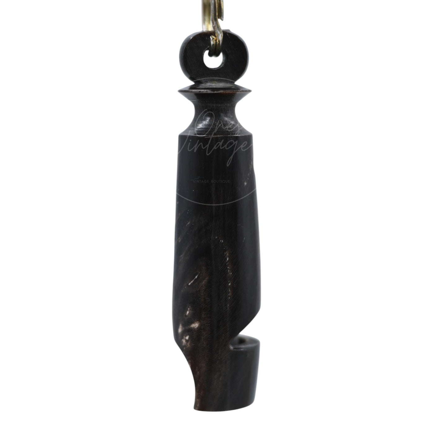 [Pre-owned] Hermes Wood Whistle Blue Charm