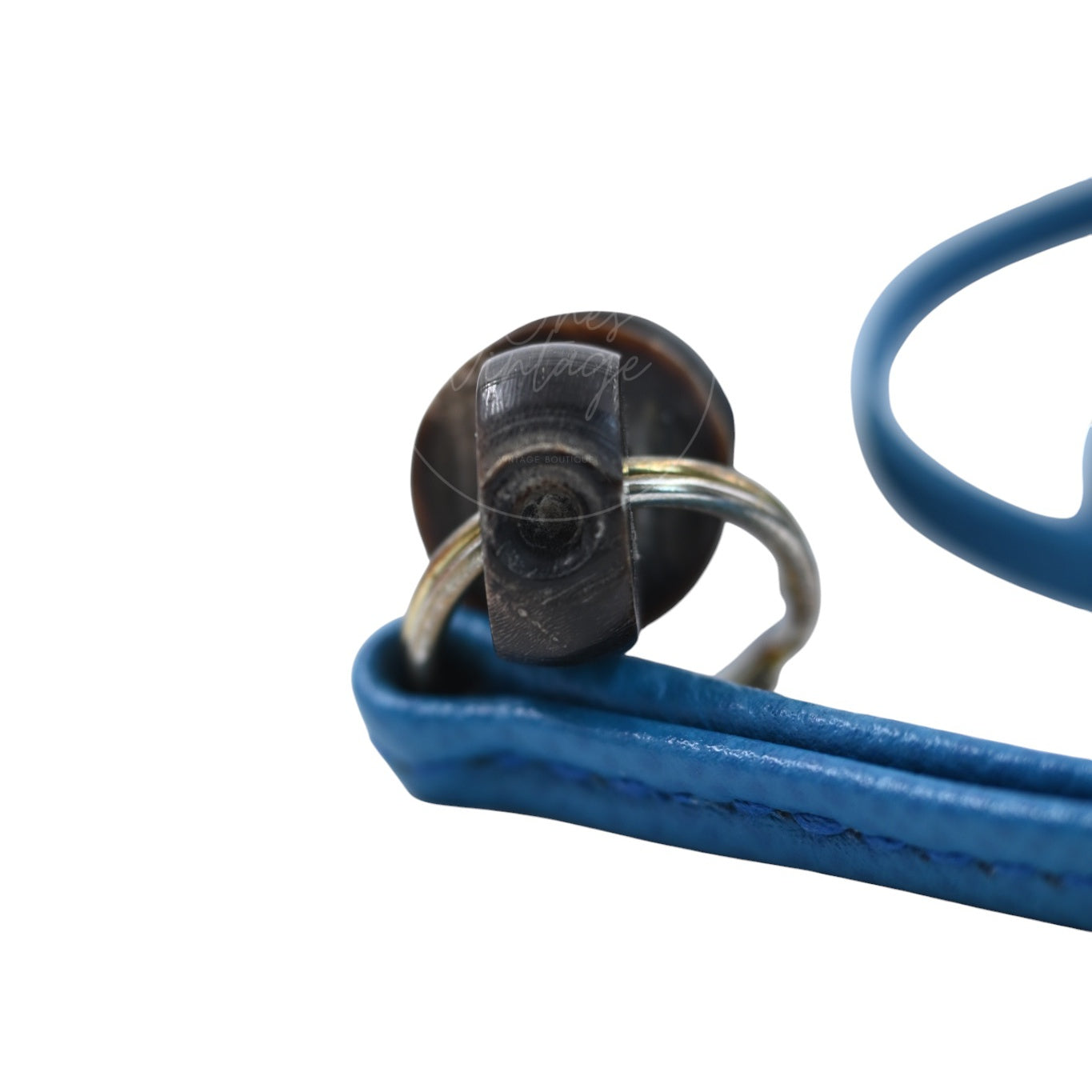 [Pre-owned] Hermes Wood Whistle Blue Charm