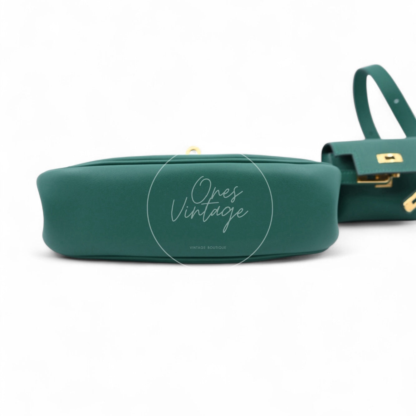 [Pre-owned] Hermes Kelly Moove Sweat Vert Moyen GHW Stamp W