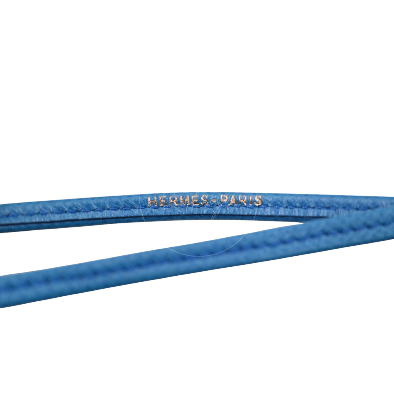 [Pre-owned] Hermes Wood Whistle Blue Charm