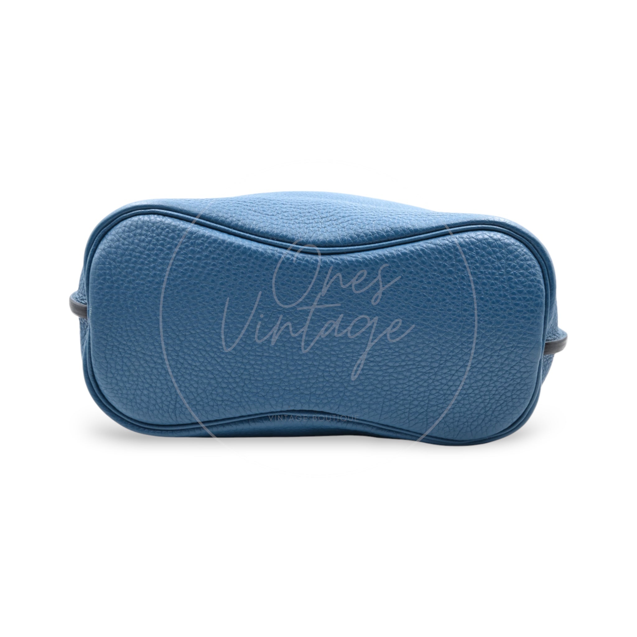 [Pre-owned] Hermes So Kelly 26 Izmir Blue PHW Shoulder Bag