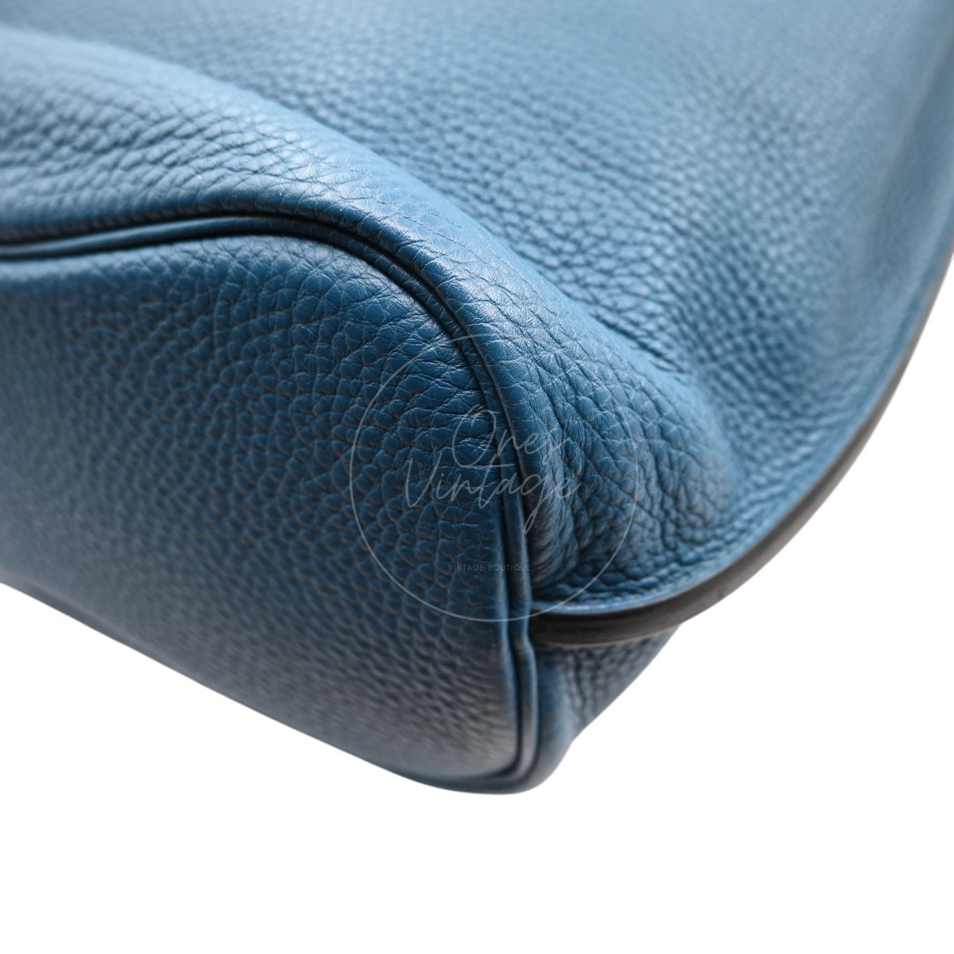 [Pre-owned] Hermes So Kelly 26 Izmir Blue PHW Shoulder Bag