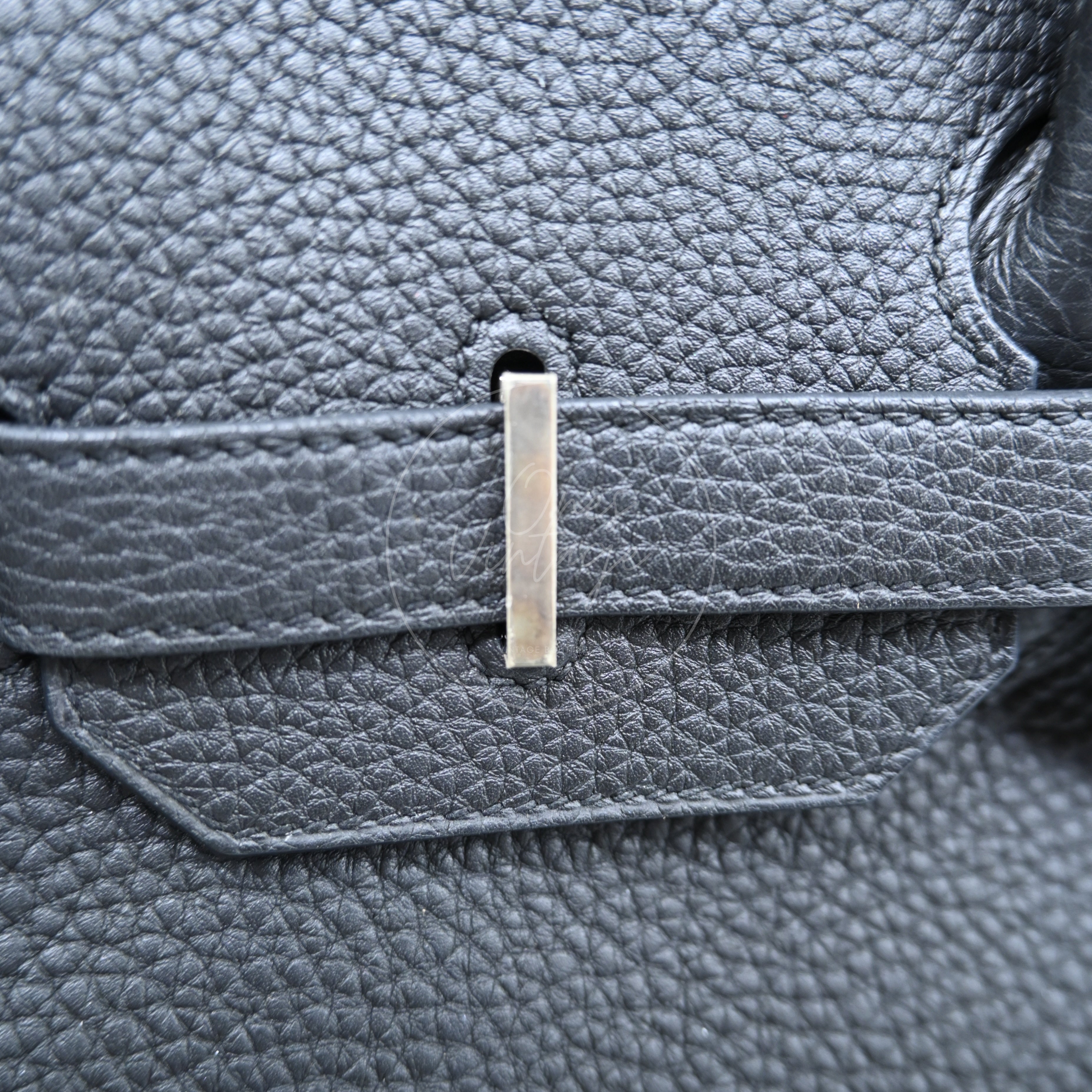 [Pre-owned] Hermes Birkin 35 Stamp A Black Togo With Dust Bag