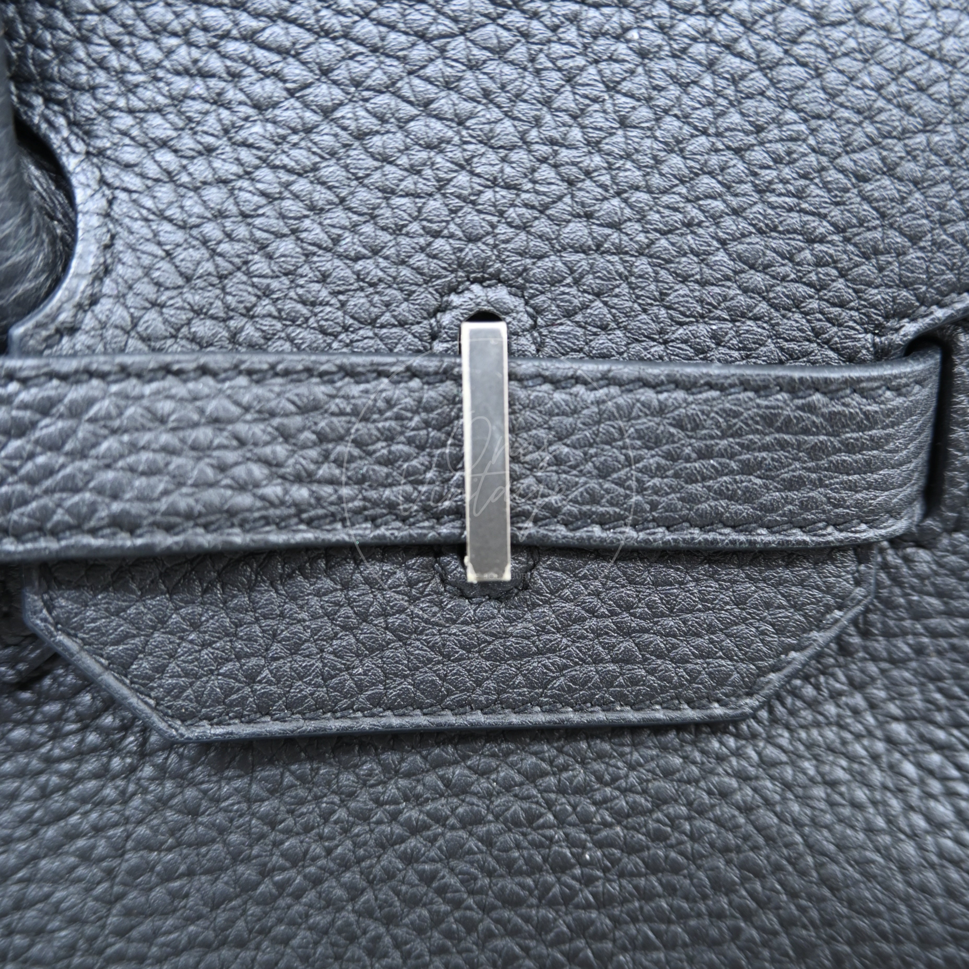 [Pre-owned] Hermes Birkin 35 Stamp A Black Togo With Dust Bag