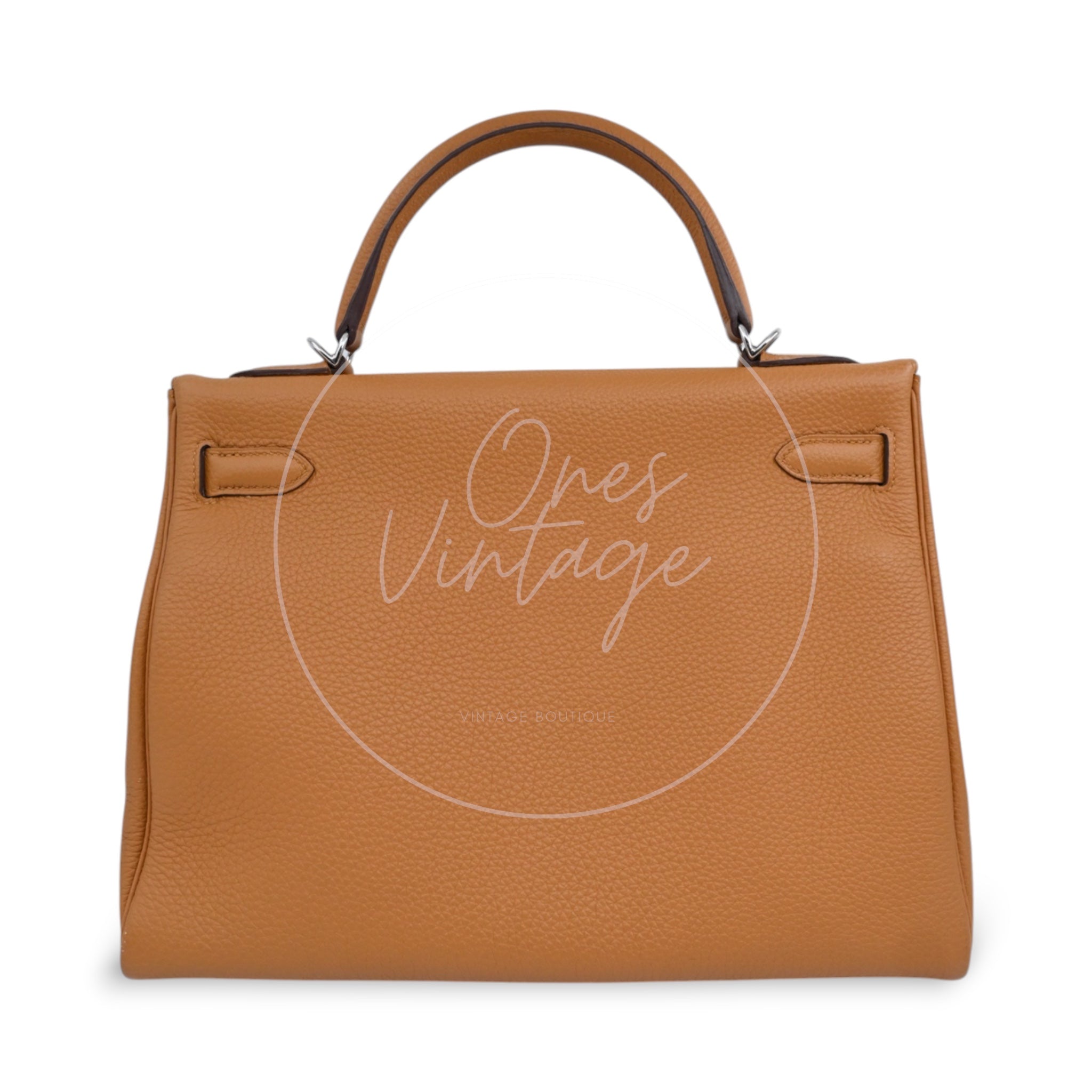 [Pre-owned] Hermes Kelly 32 Phw biscuit stamp T Togo