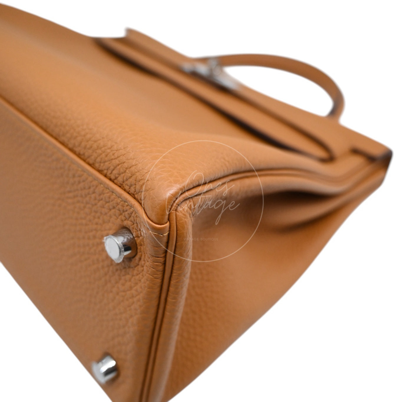 [Pre-owned] Hermes Kelly 32 Phw biscuit stamp T Togo