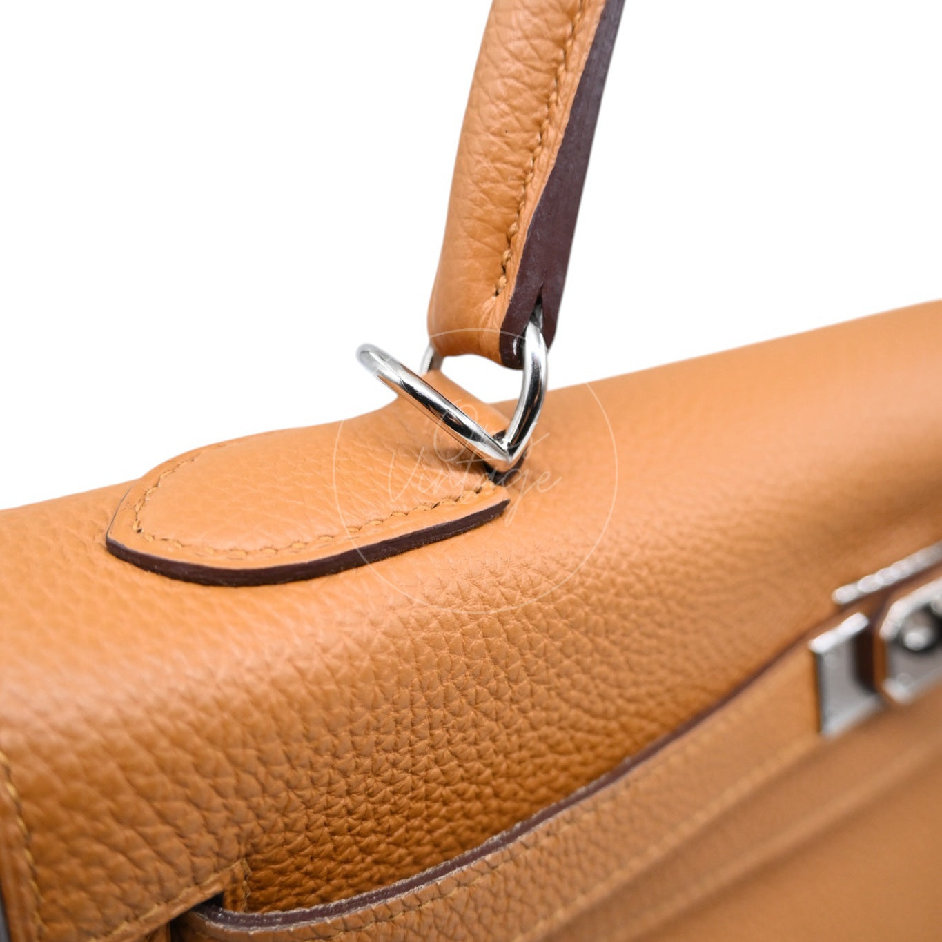[Pre-owned] Hermes Kelly 32 Phw biscuit stamp T Togo
