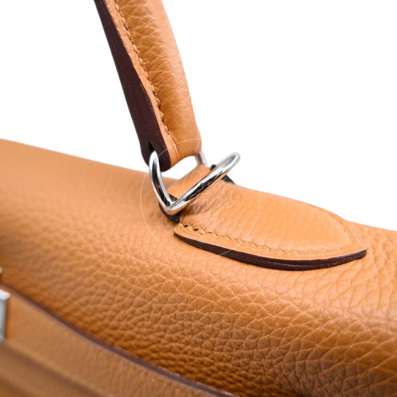 [Pre-owned] Hermes Kelly 32 Phw biscuit stamp T Togo