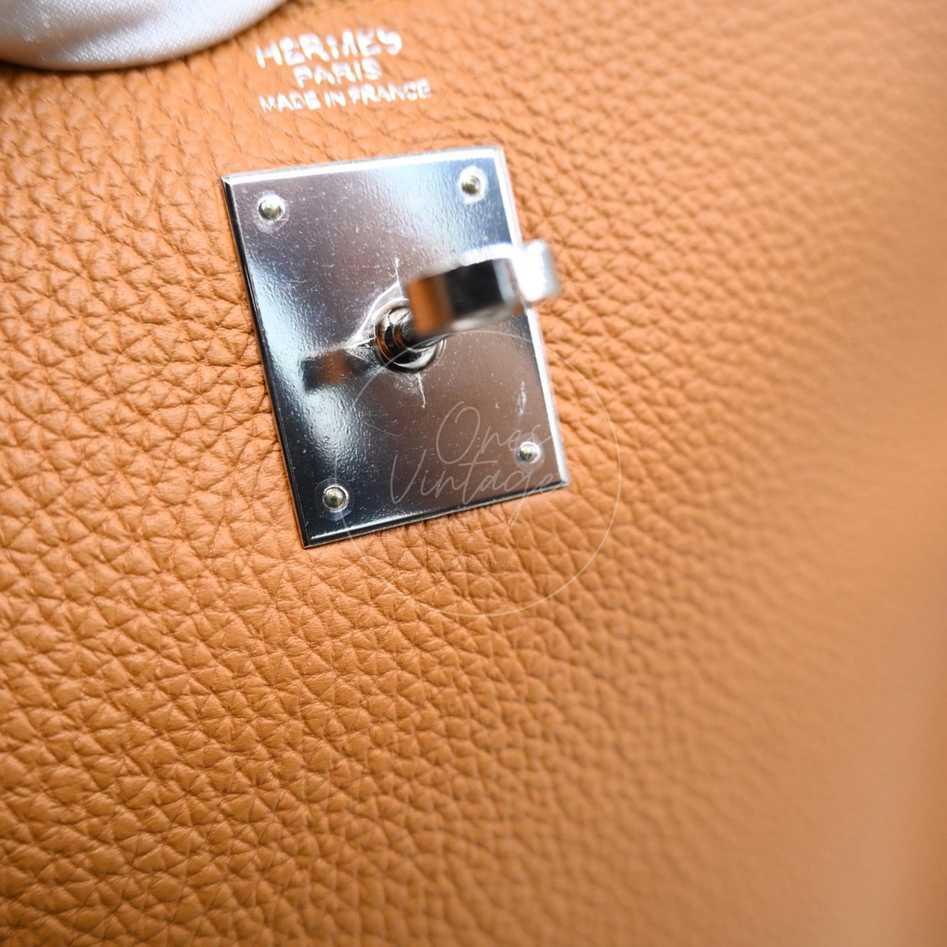 [Pre-owned] Hermes Kelly 32 Phw biscuit stamp T Togo