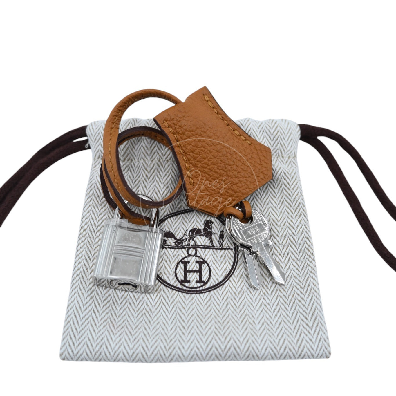 [Pre-owned] Hermes Kelly 32 Phw biscuit stamp T Togo