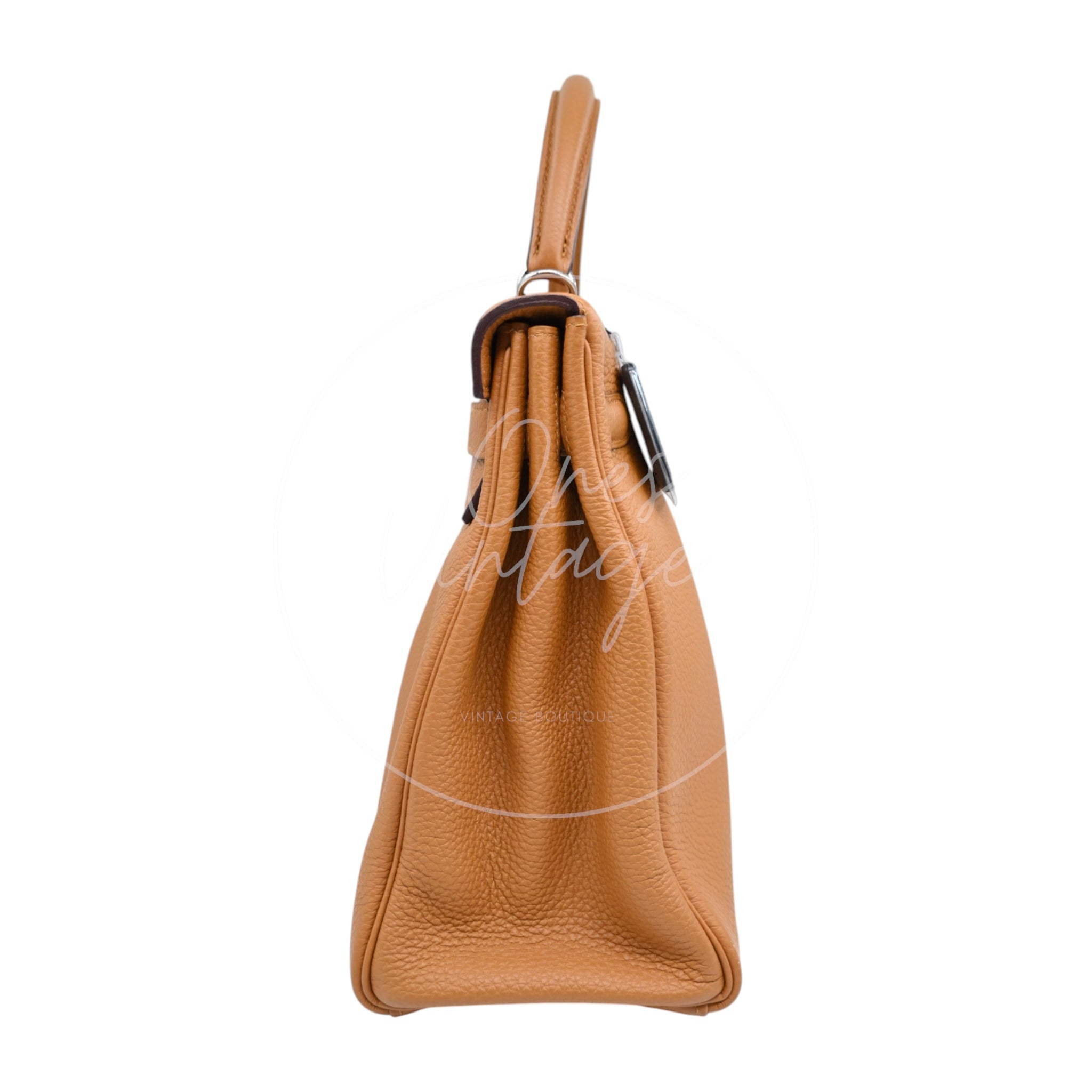[Pre-owned] Hermes Kelly 32 Phw biscuit stamp T Togo
