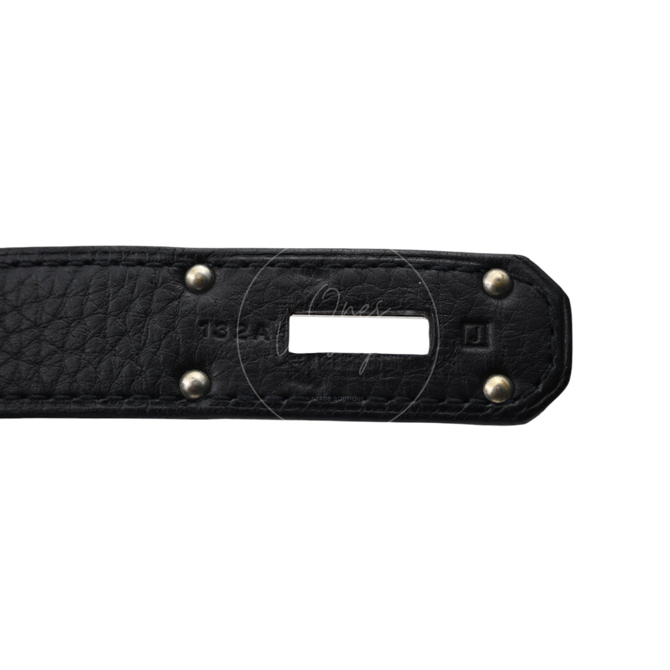 [Pre-owned] Hermes Birkin Shoulder Black Stamp Square J