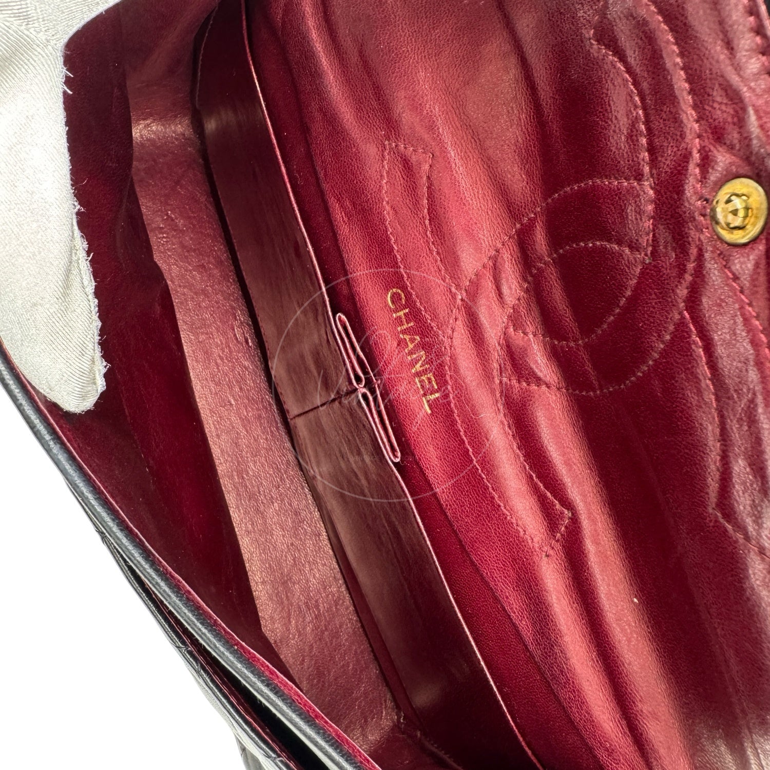 [Pre-owned] Chanel 2.55 Lambskin GHW Double Flap Bag