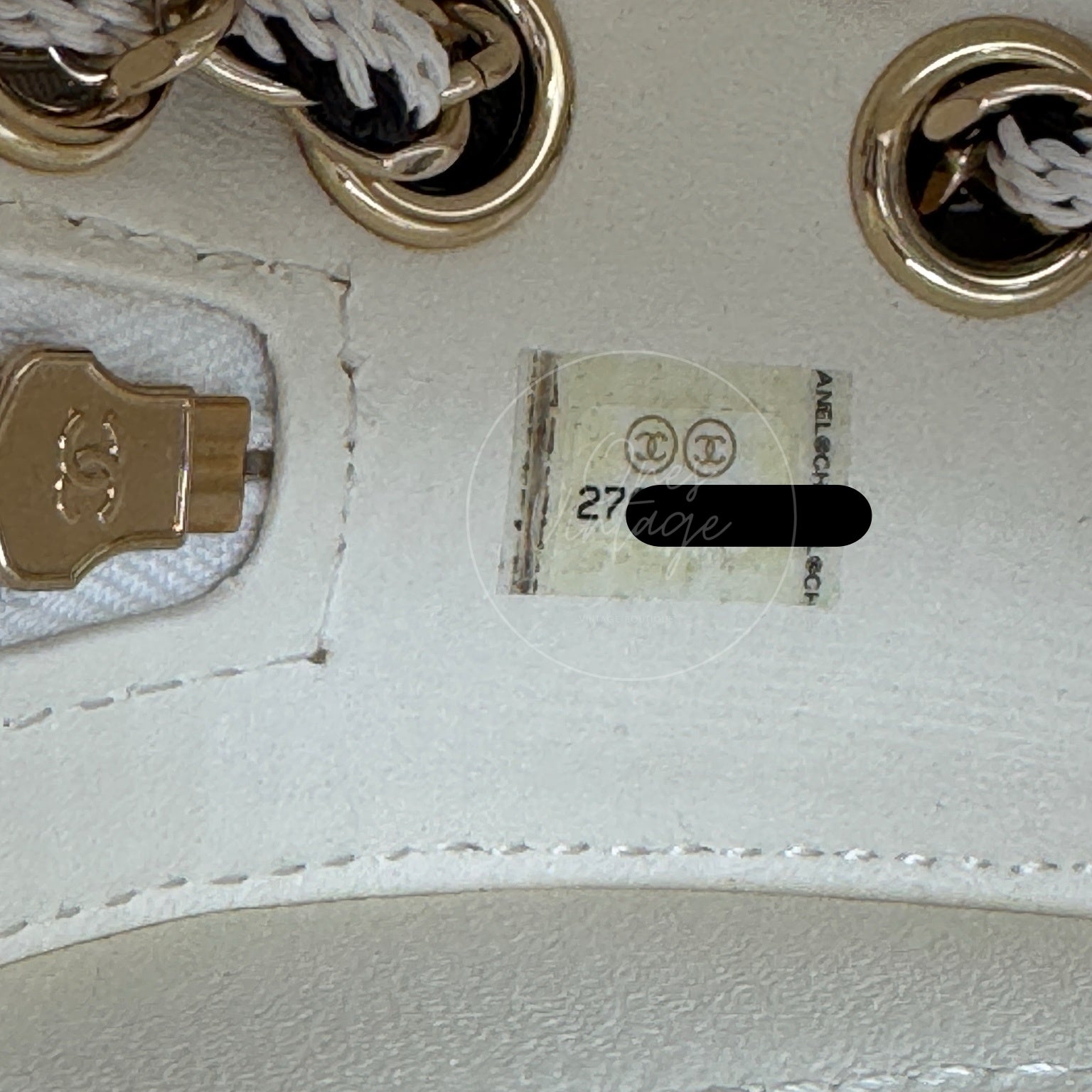 [Pre-owned] Chanel Coco Black Lifesaver Lambskin GHW Bag