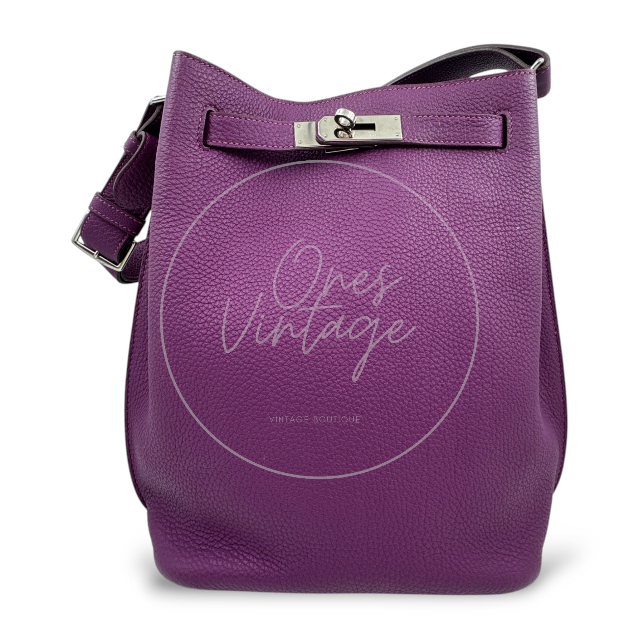 [Pre-owned] Hermes So Kelly 22 Purple