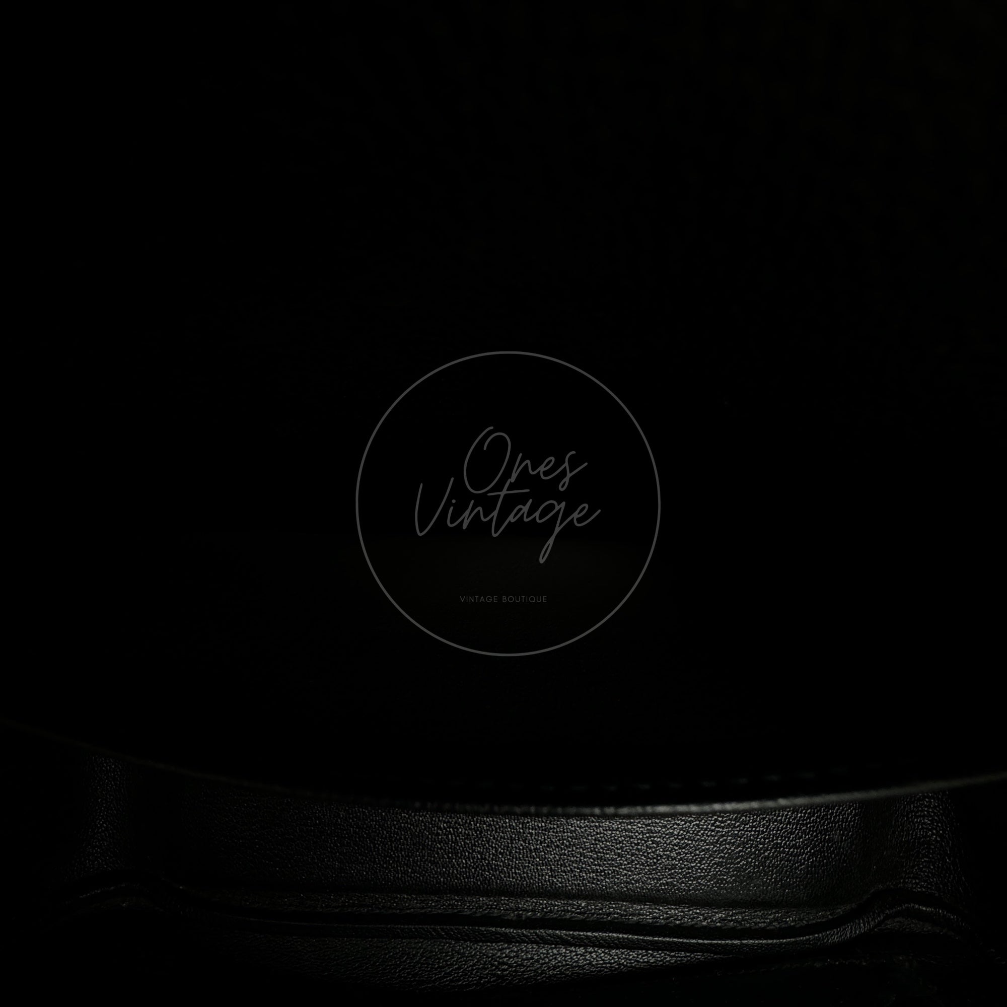 [Pre-owned] Hermes Plume 28 Black Epsom PHW Stamp Square J