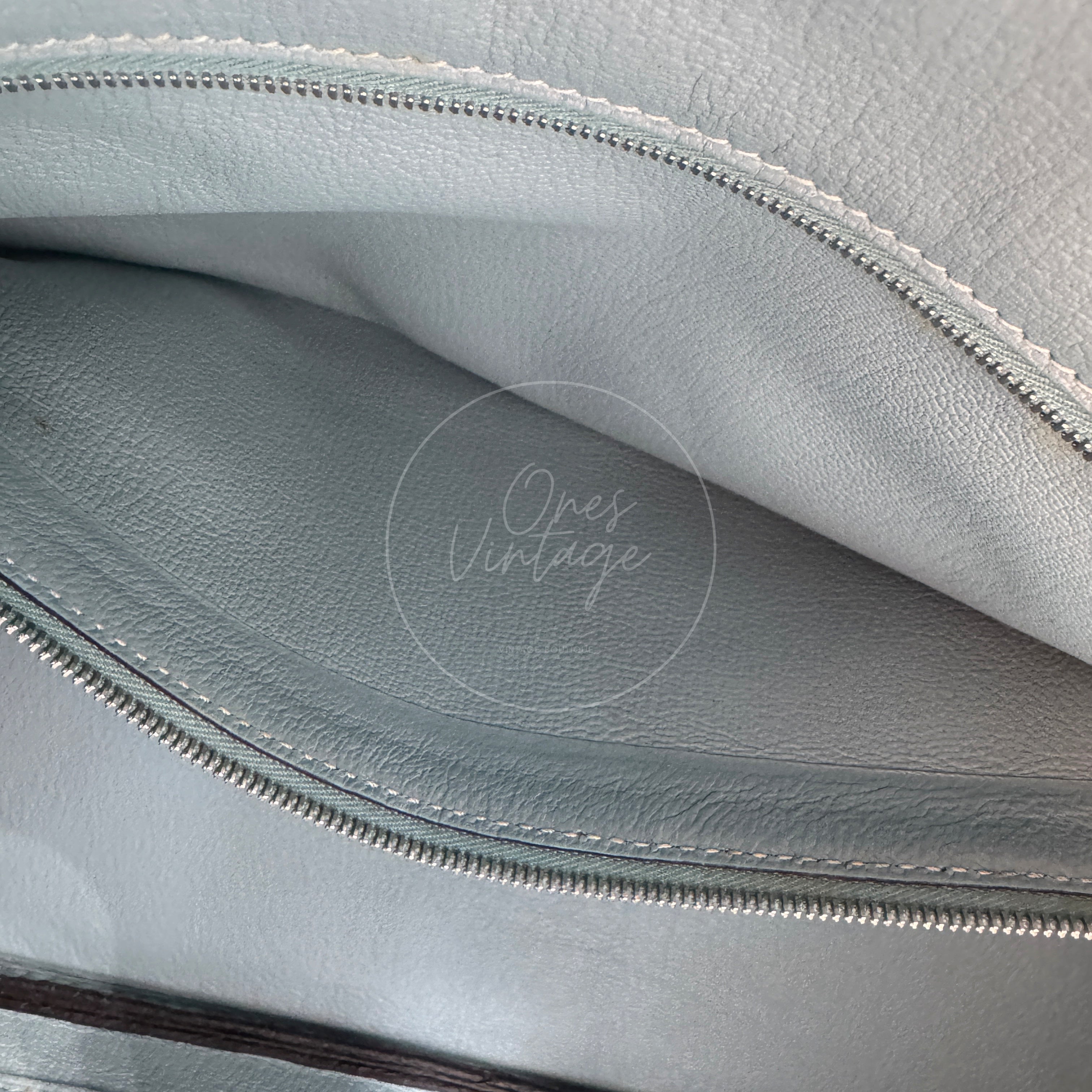 [Pre-owned] Hermes Sky Blue Birkin Shoulder PHW