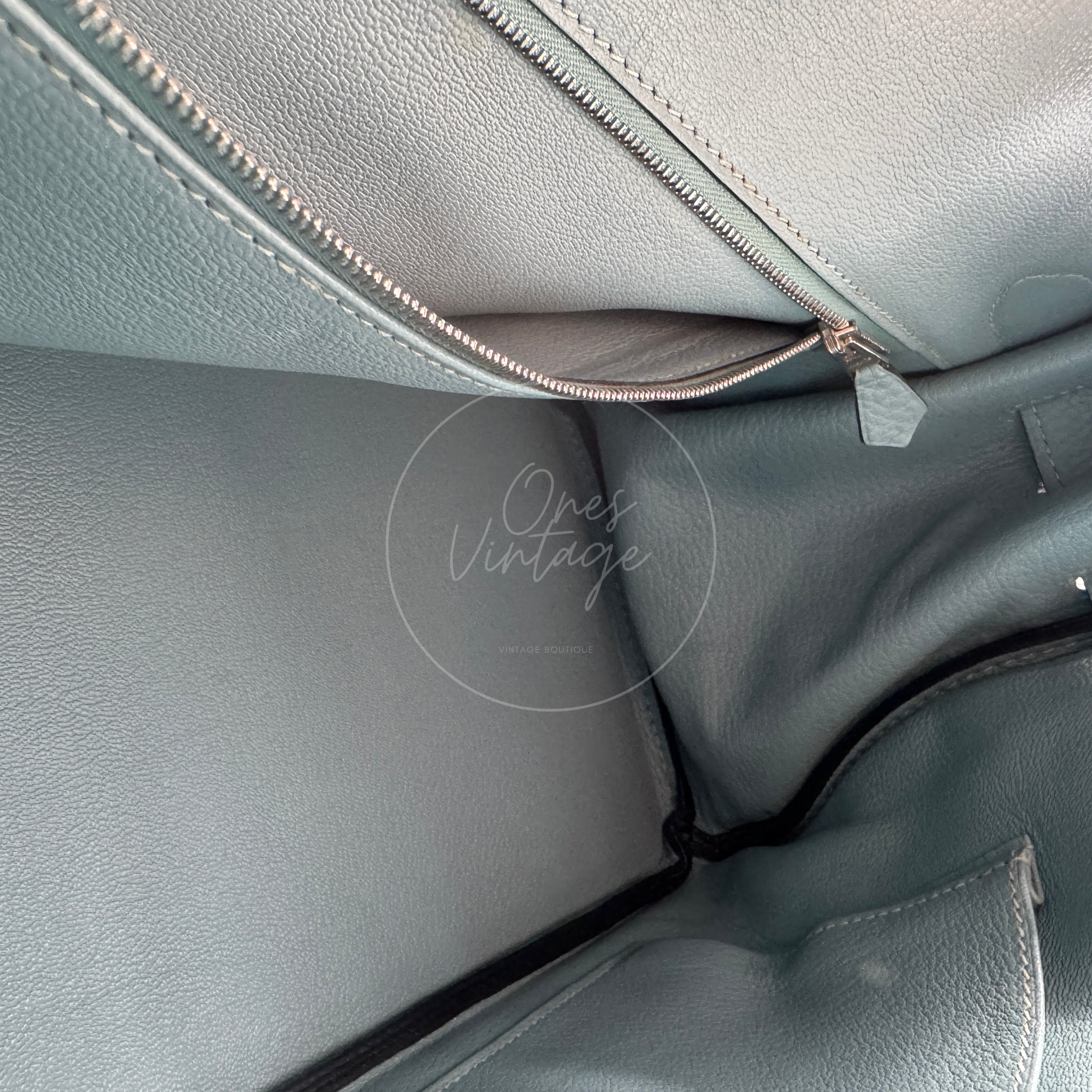 [Pre-owned] Hermes Sky Blue Birkin Shoulder PHW