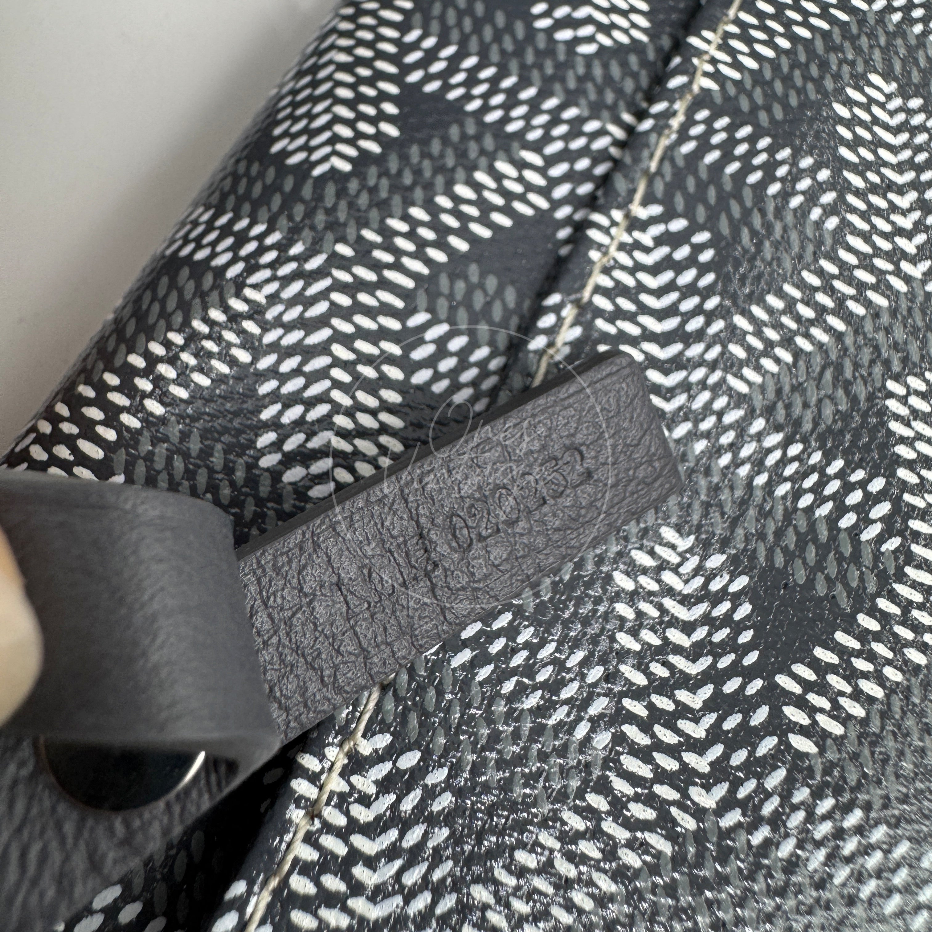 Goyard Bohème Canvas Hobo Bag SHW Grey LME-020252